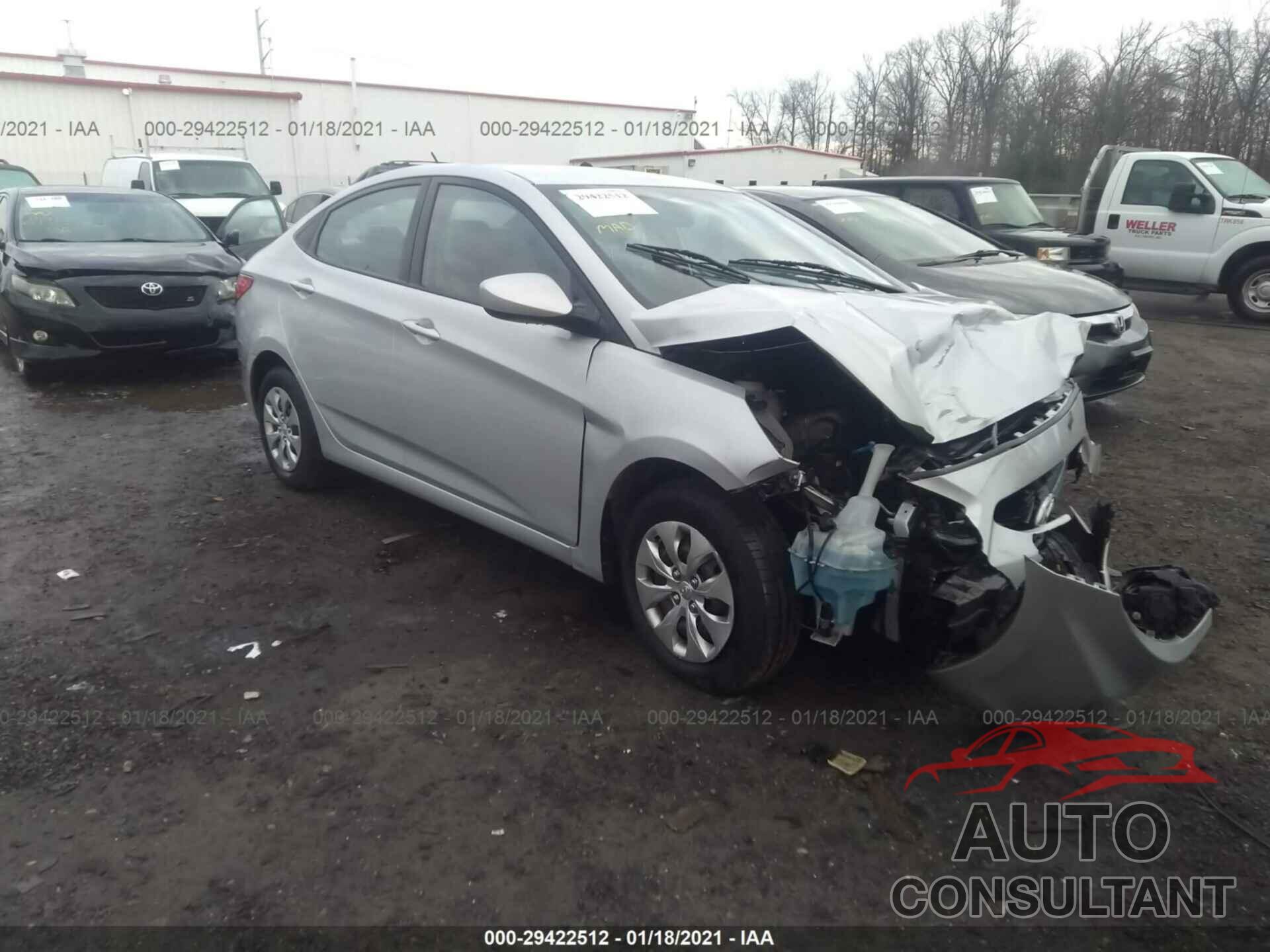 HYUNDAI ACCENT 2016 - KMHCT4AE7GU008245