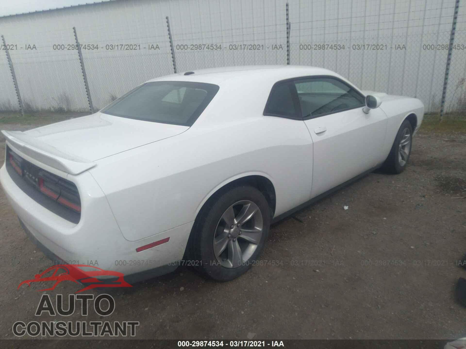 DODGE CHALLENGER 2018 - 2C3CDZAG4JH242552