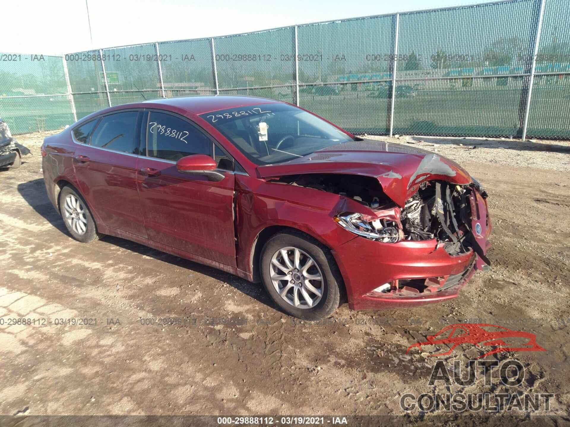 FORD FUSION 2017 - 3FA6P0HD7HR108467