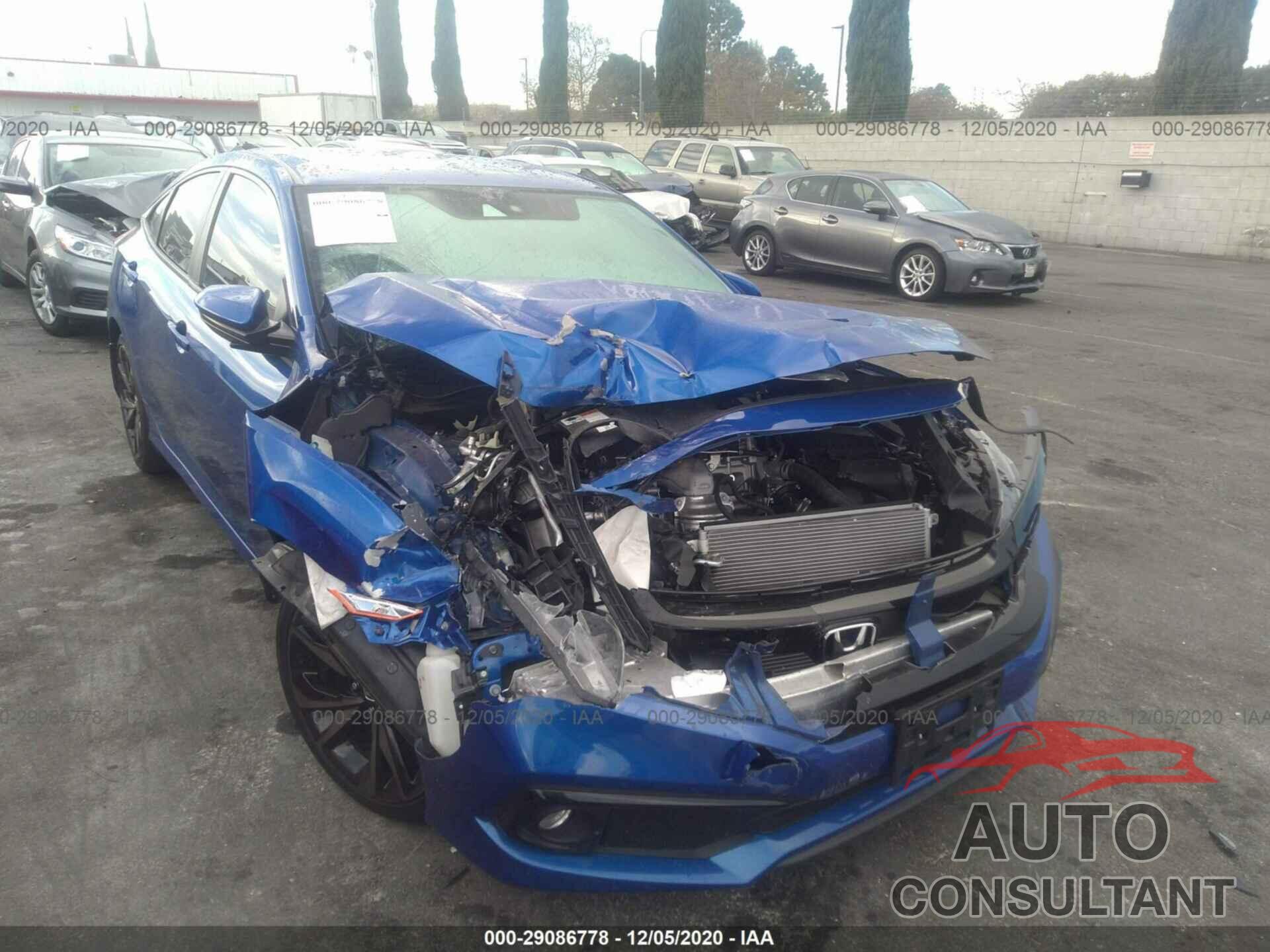 HONDA CIVIC SEDAN 2019 - 2HGFC2F83KH534703