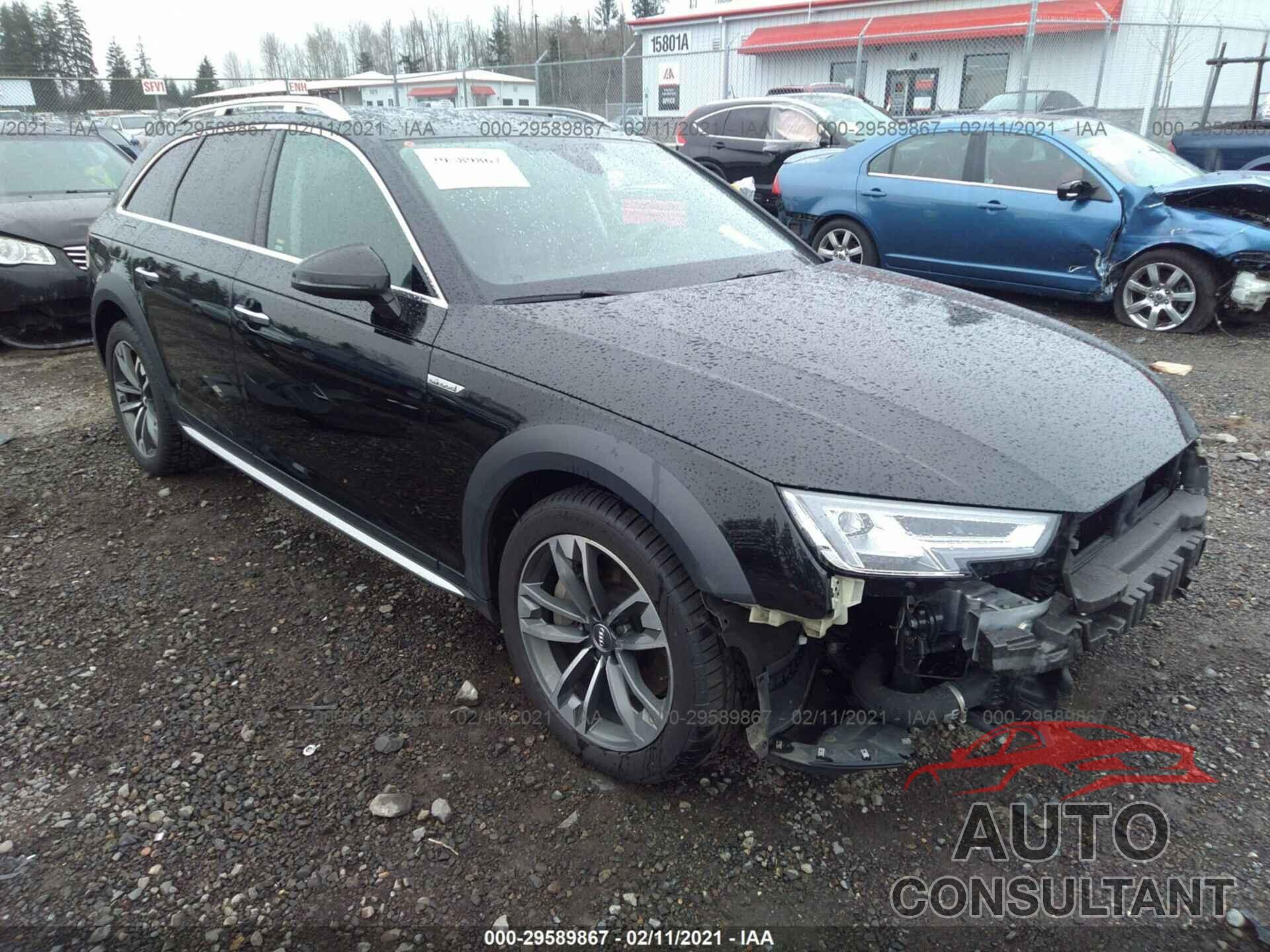 AUDI A4 ALLROAD 2018 - WA18NAF45JA070927