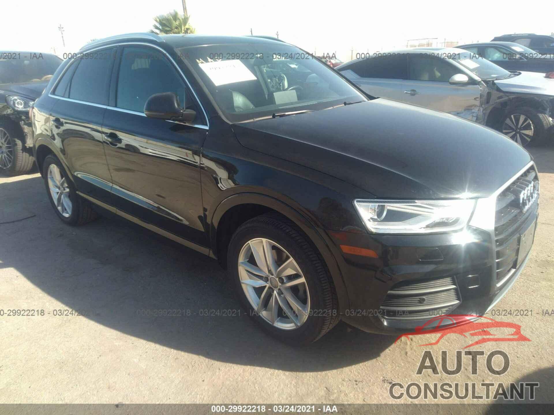 AUDI Q3 2016 - WA1BFCFS6GR018424