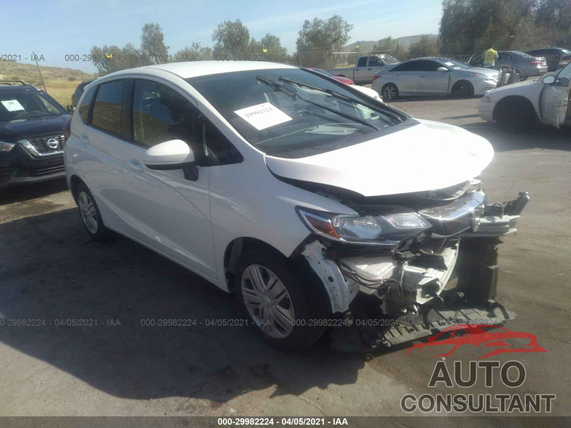 HONDA FIT 2019 - 3HGGK5H42KM721709
