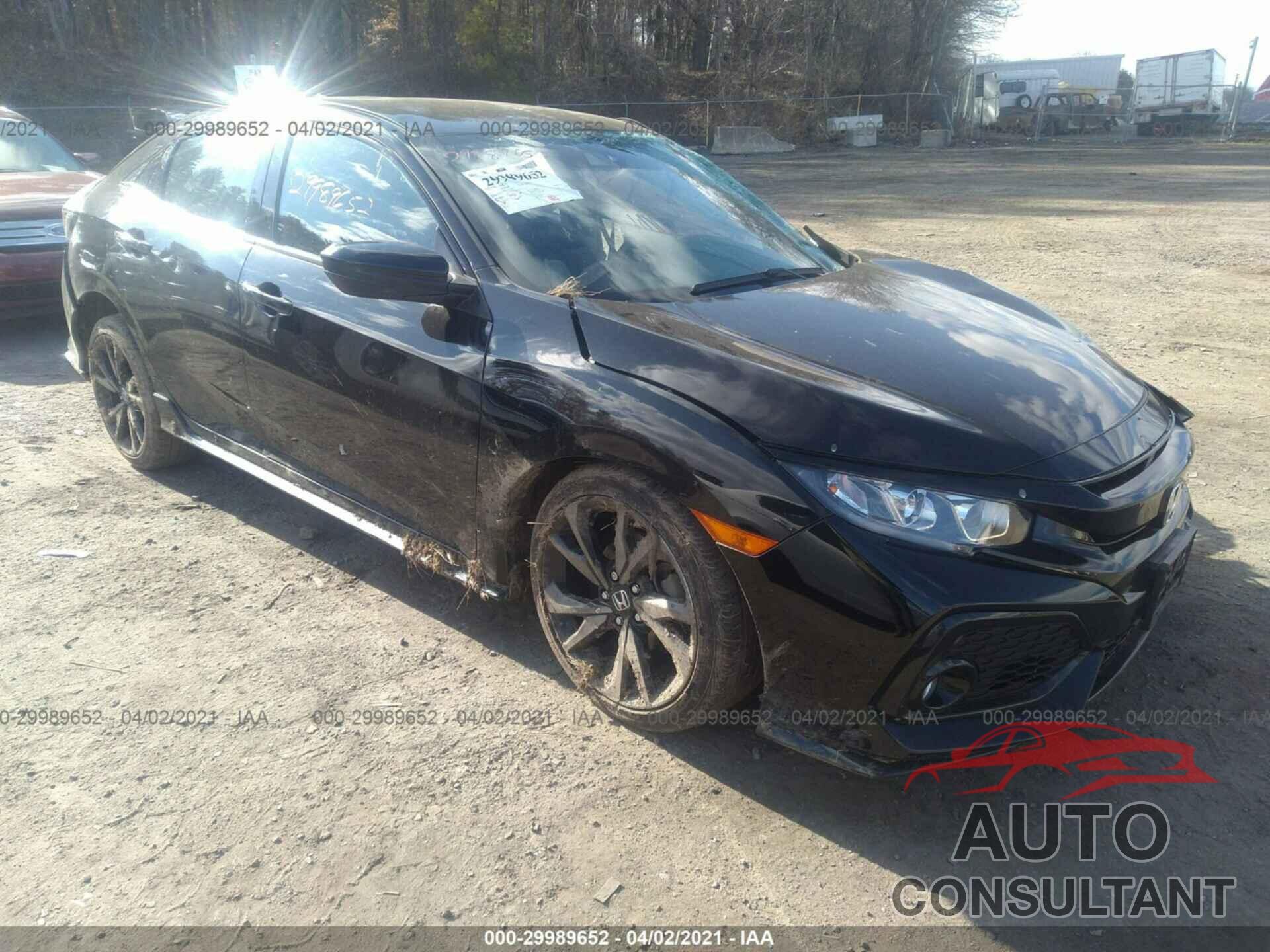 HONDA CIVIC HATCHBACK 2019 - SHHFK7H49KU422341