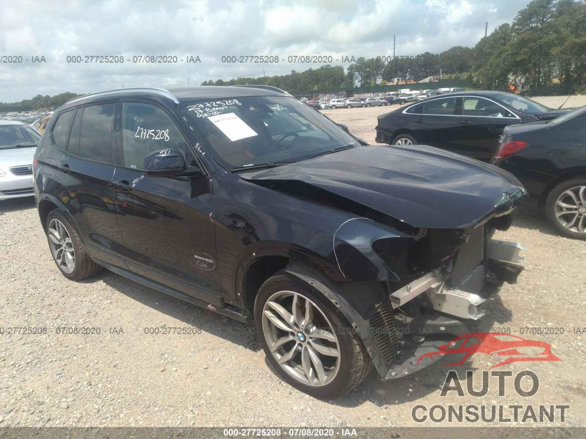 BMW X3 2017 - 5UXWX9C5XH0T09793