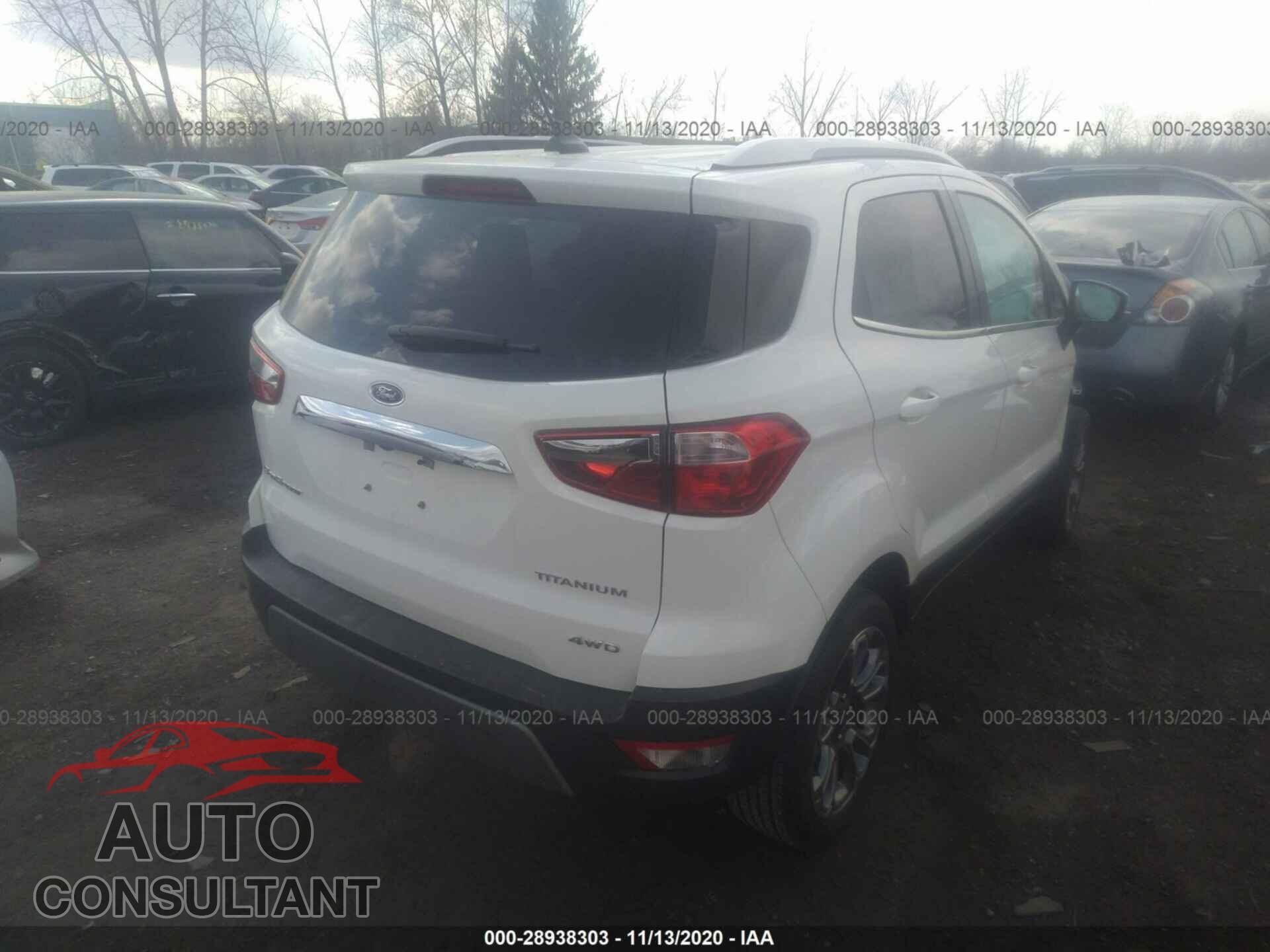 FORD ECOSPORT 2020 - MAJ6S3KL3LC329863