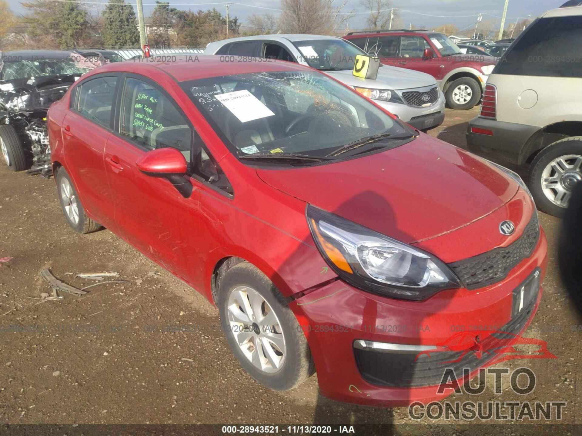 KIA RIO 2017 - KNADM4A34H6063551