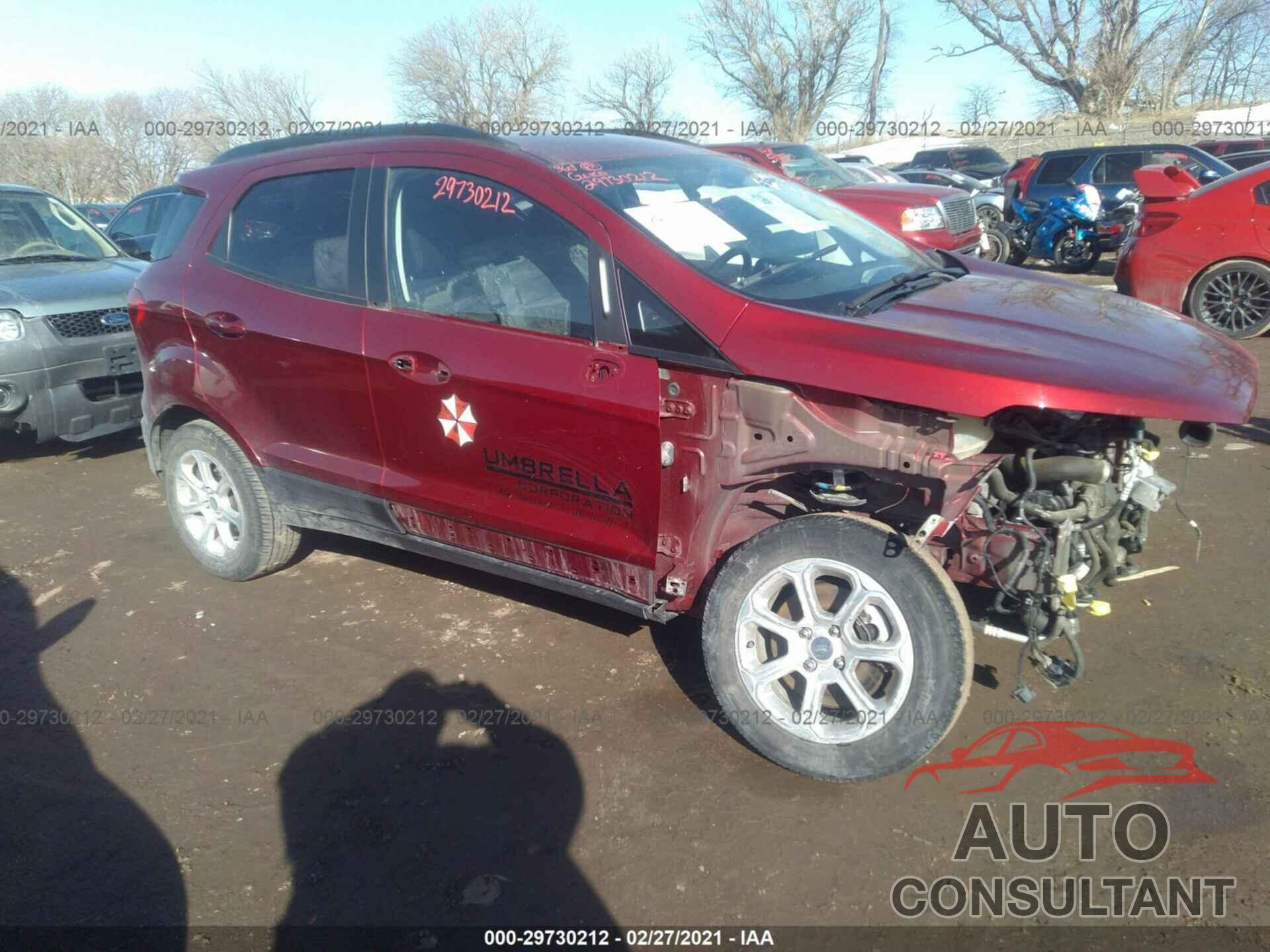 FORD ECOSPORT 2018 - MAJ3P1TE2JC209459