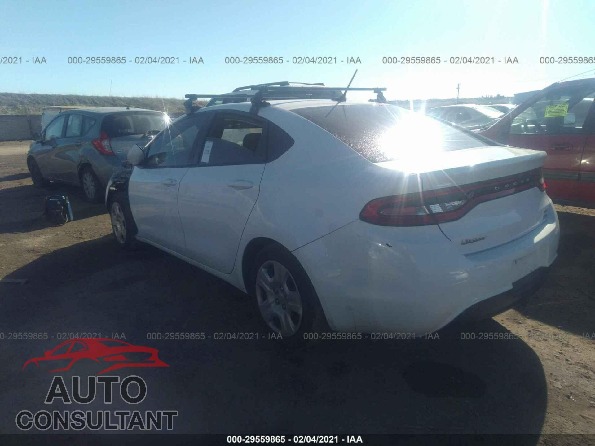 DODGE DART 2016 - 1C3CDFBA6GD604900
