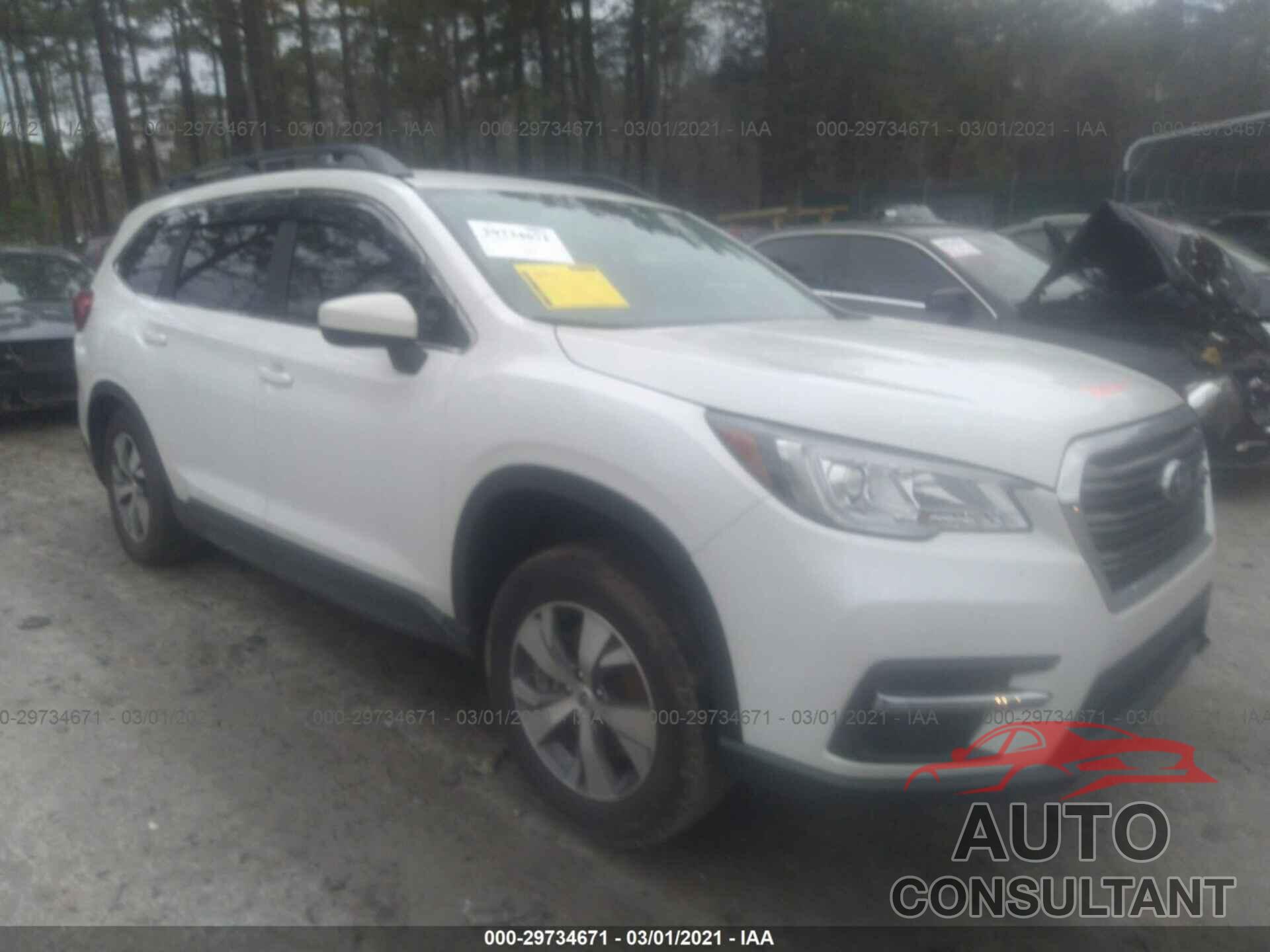 SUBARU ASCENT 2019 - 4S4WMACD0K3462641
