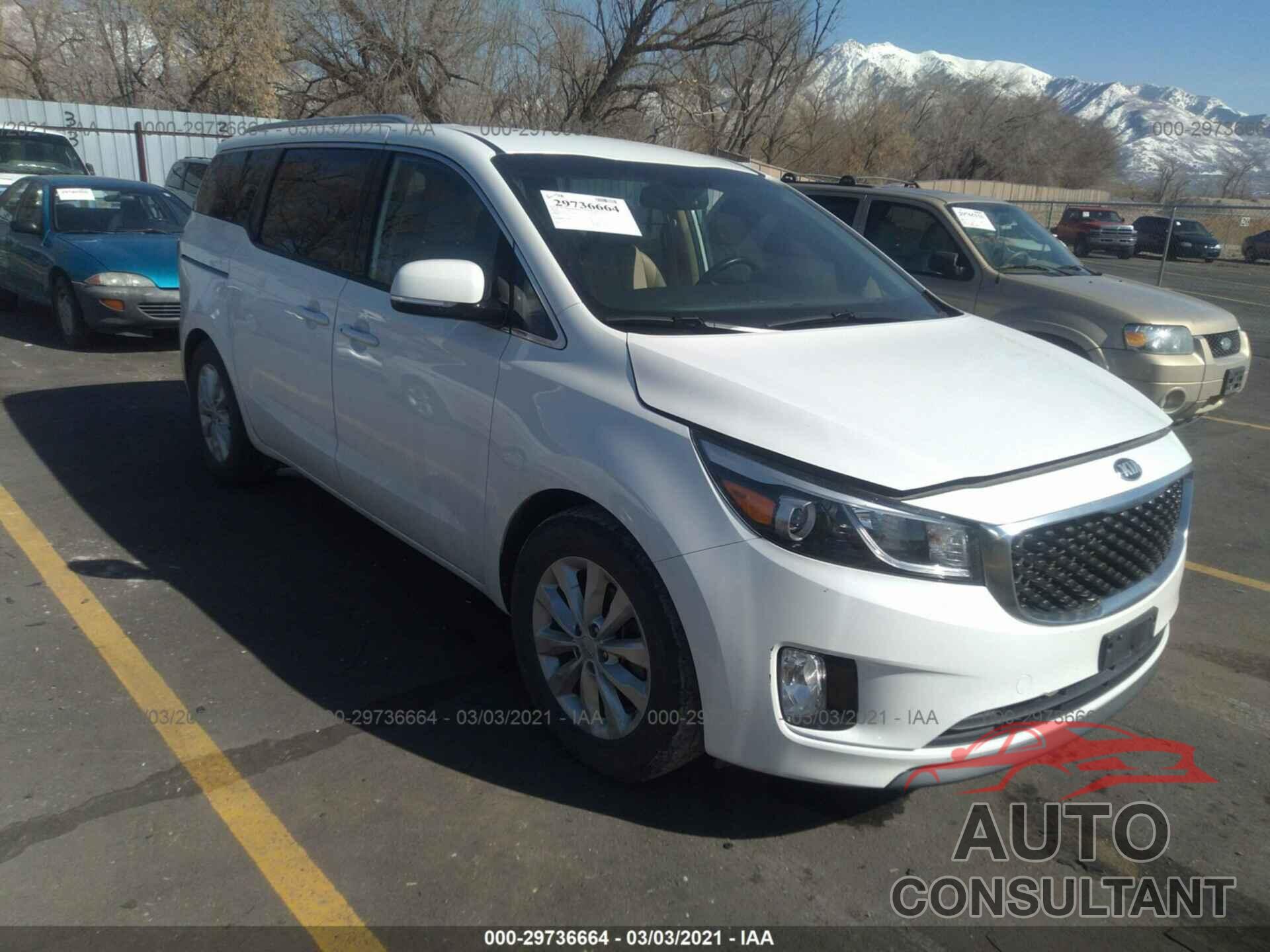 KIA SEDONA 2016 - KNDMC5C13G6184870