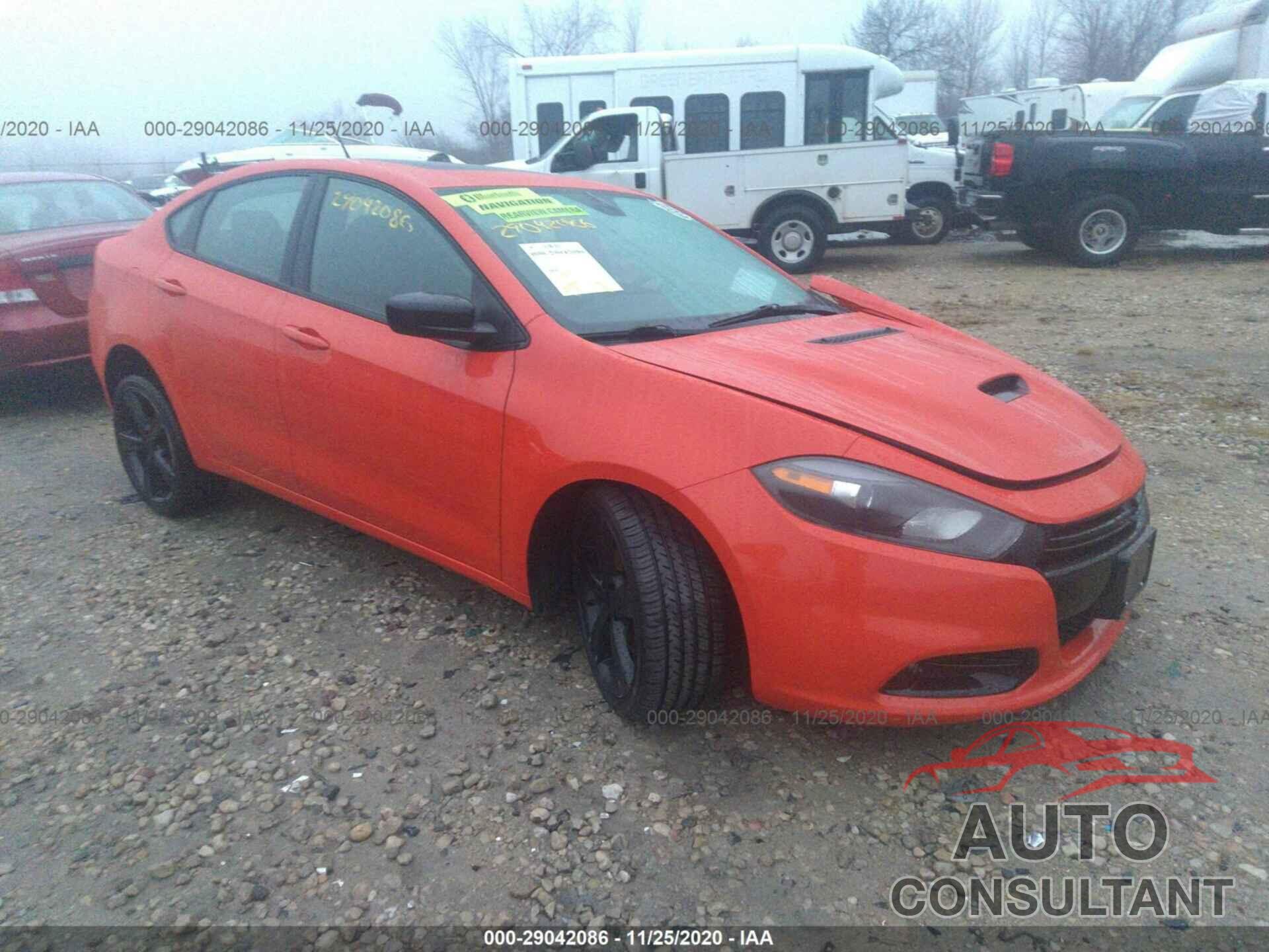 DODGE DART 2016 - 1C3CDFBB1GD624156