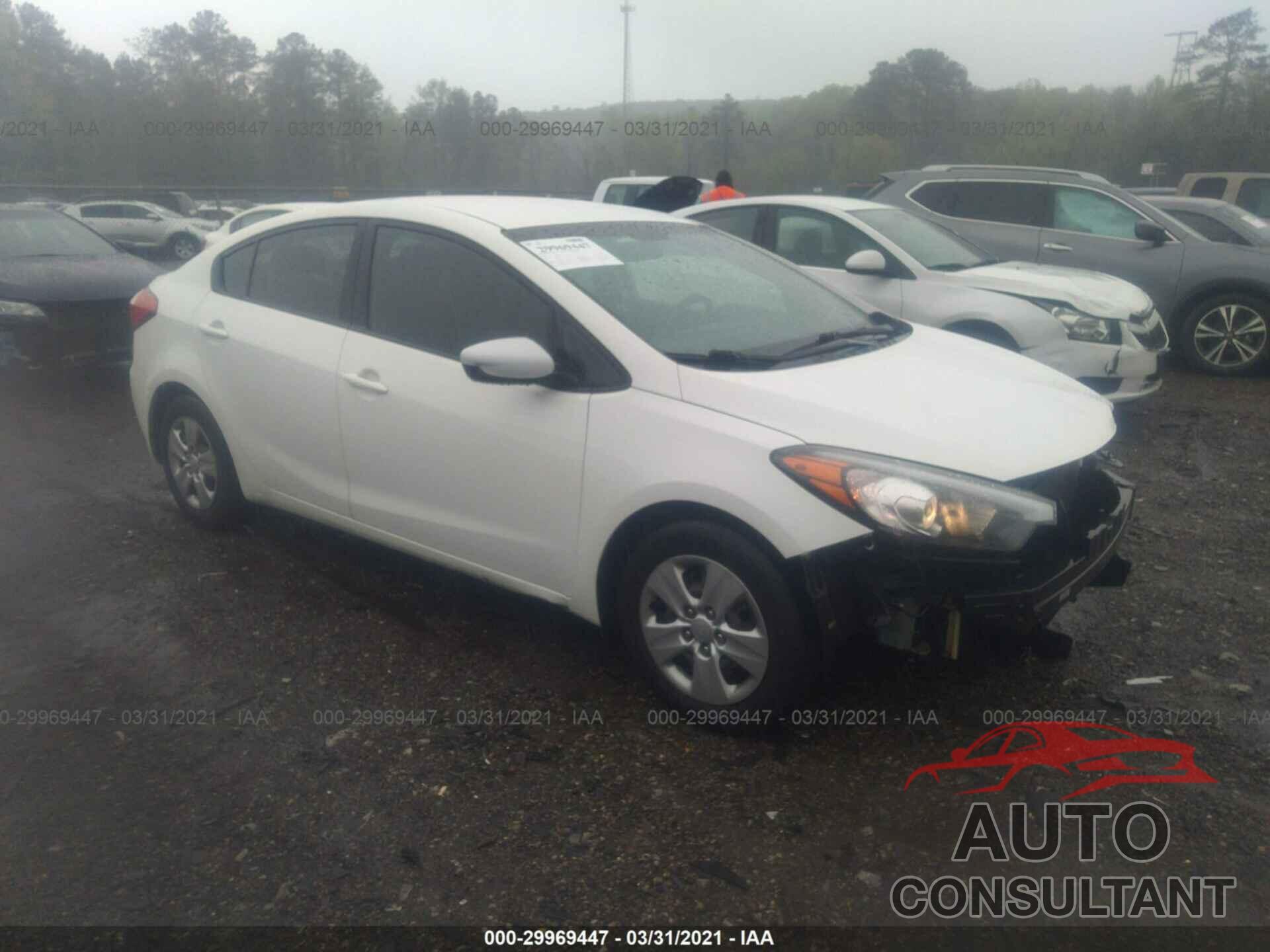 KIA FORTE 2016 - KNAFK4A65G5605589