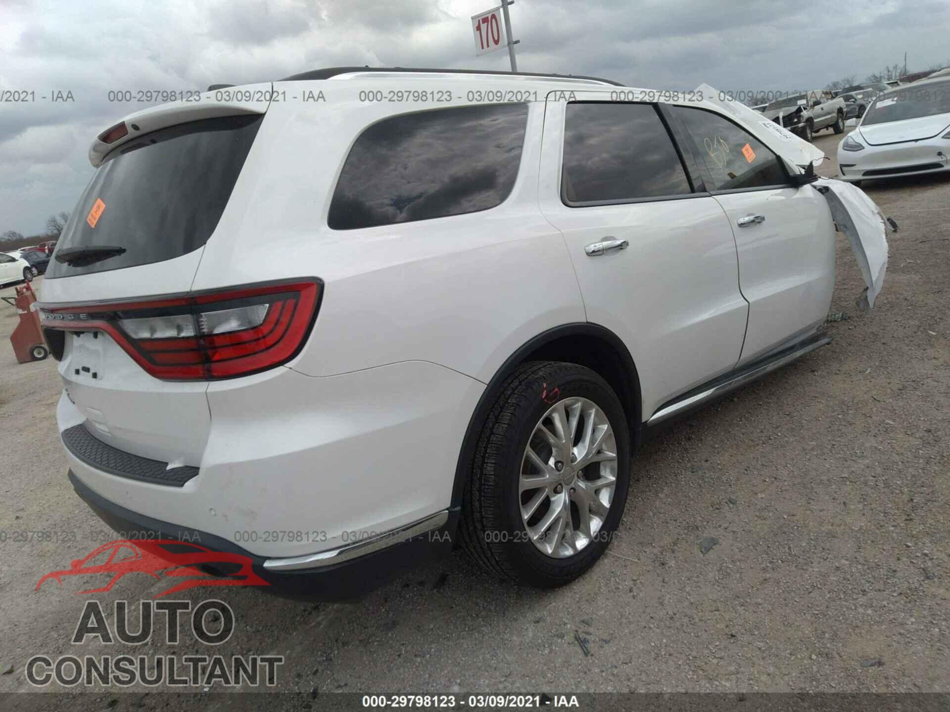 DODGE DURANGO 2017 - 1C4RDHAG6HC709175