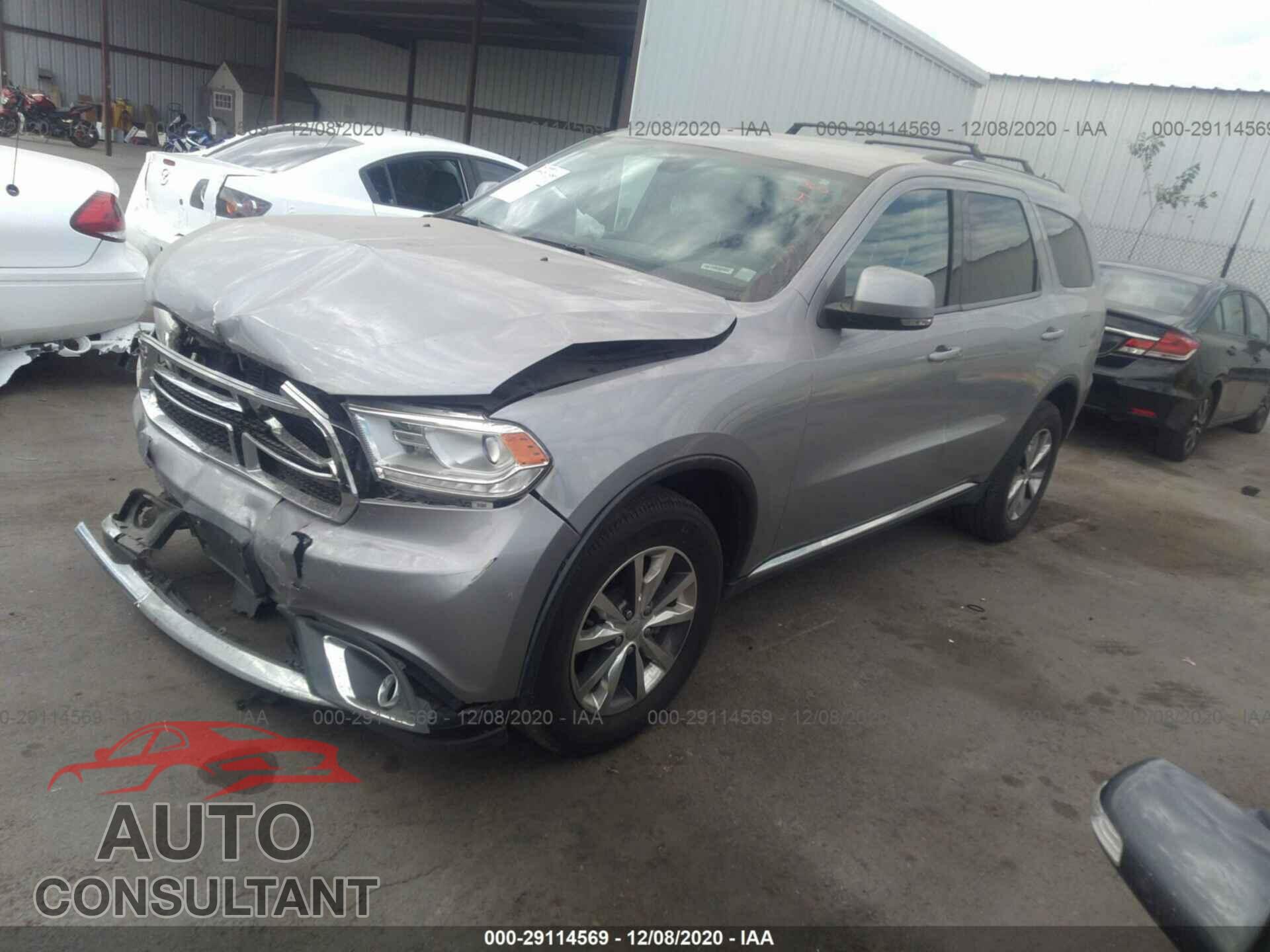 DODGE DURANGO 2016 - 1C4RDJDG7GC455803
