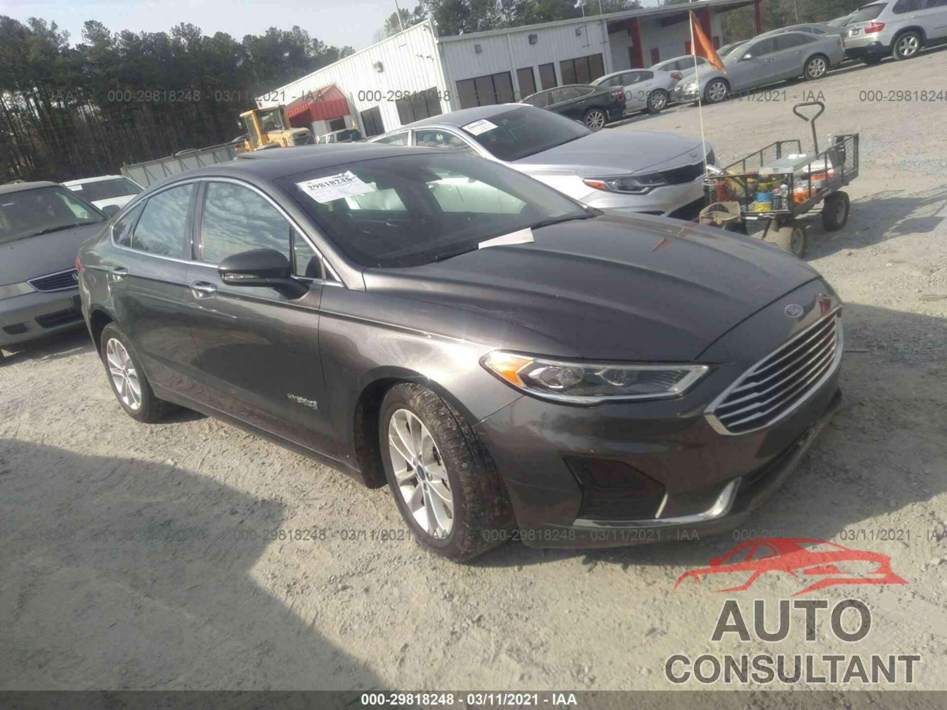 FORD FUSION HYBRID 2019 - 3FA6P0MU0KR254562