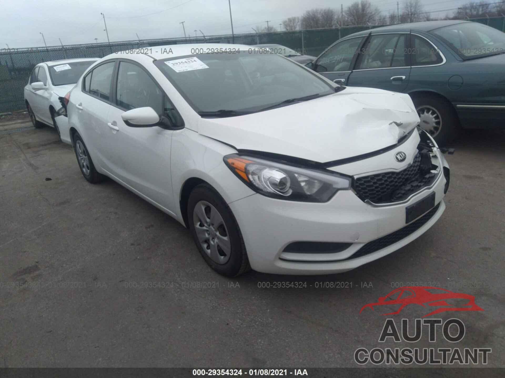 KIA FORTE 2016 - KNAFK4A61G5616718