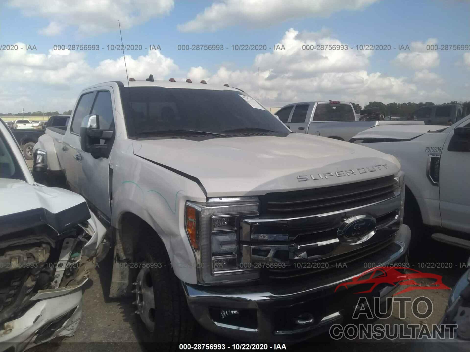 FORD SUPER DUTY F-350 DRW 2019 - 1FT8W3DT3KEG40104