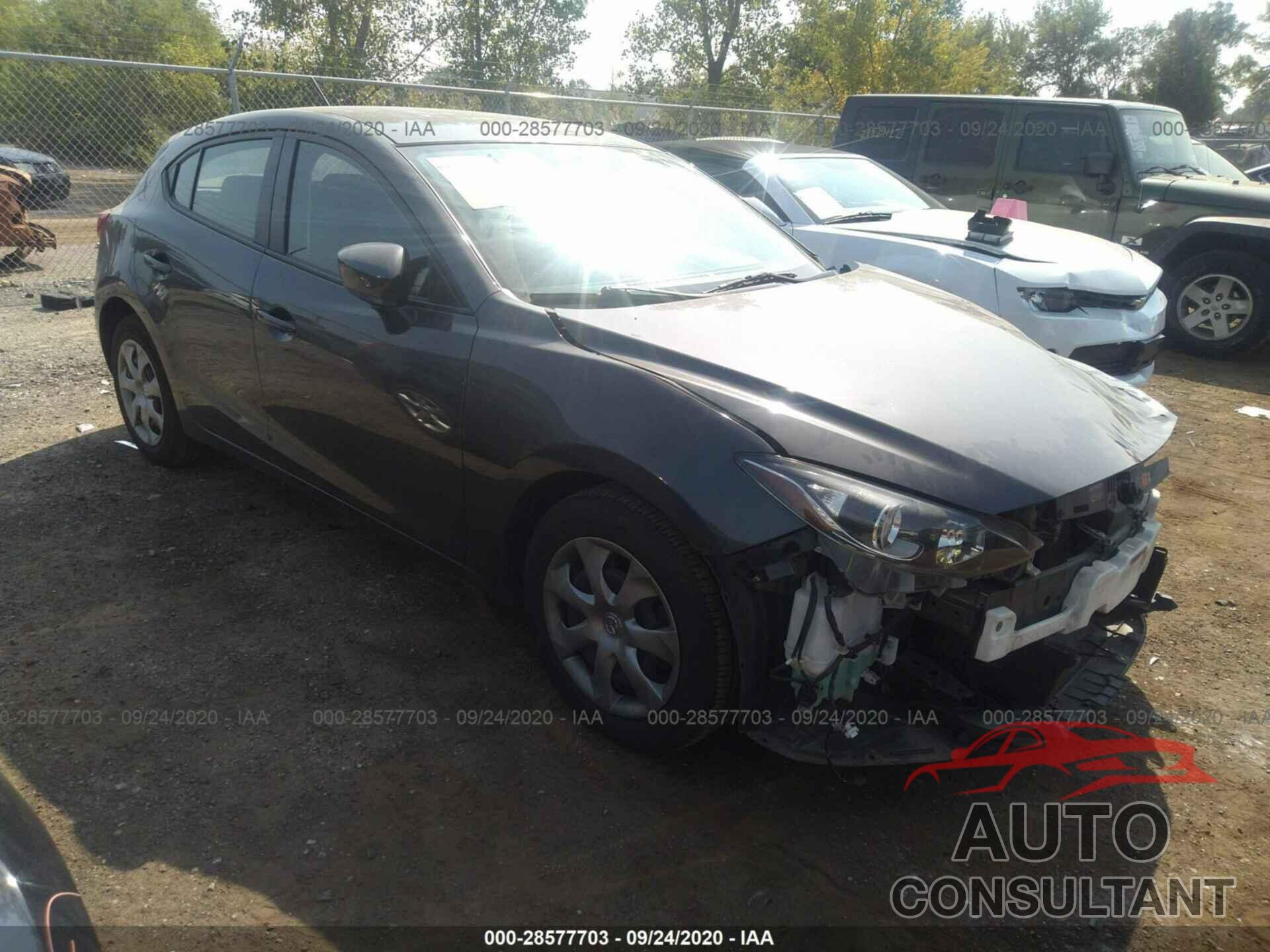 MAZDA MAZDA3 2016 - JM1BM1J71G1334573