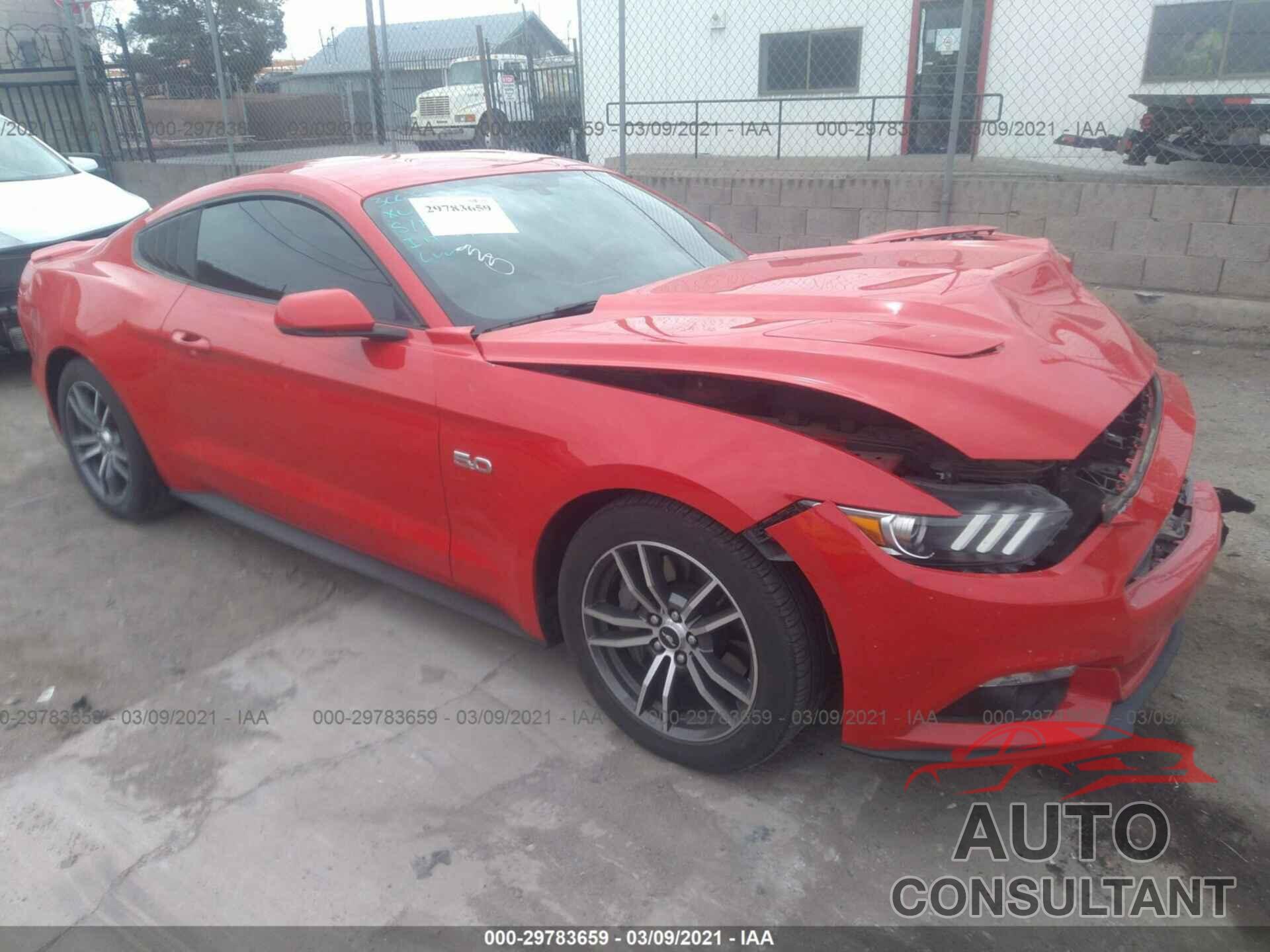 FORD MUSTANG 2017 - 1FA6P8CF8H5354048