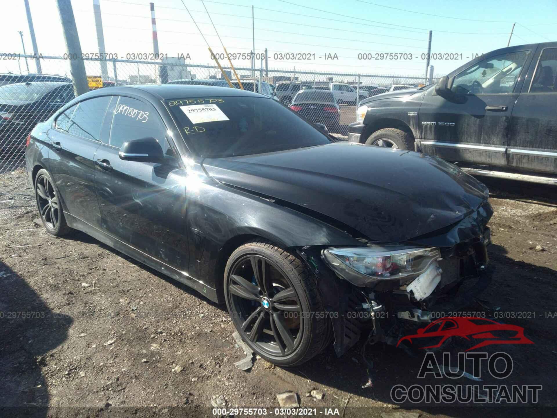 BMW 4 SERIES 2017 - WBA4E3C51HG187017