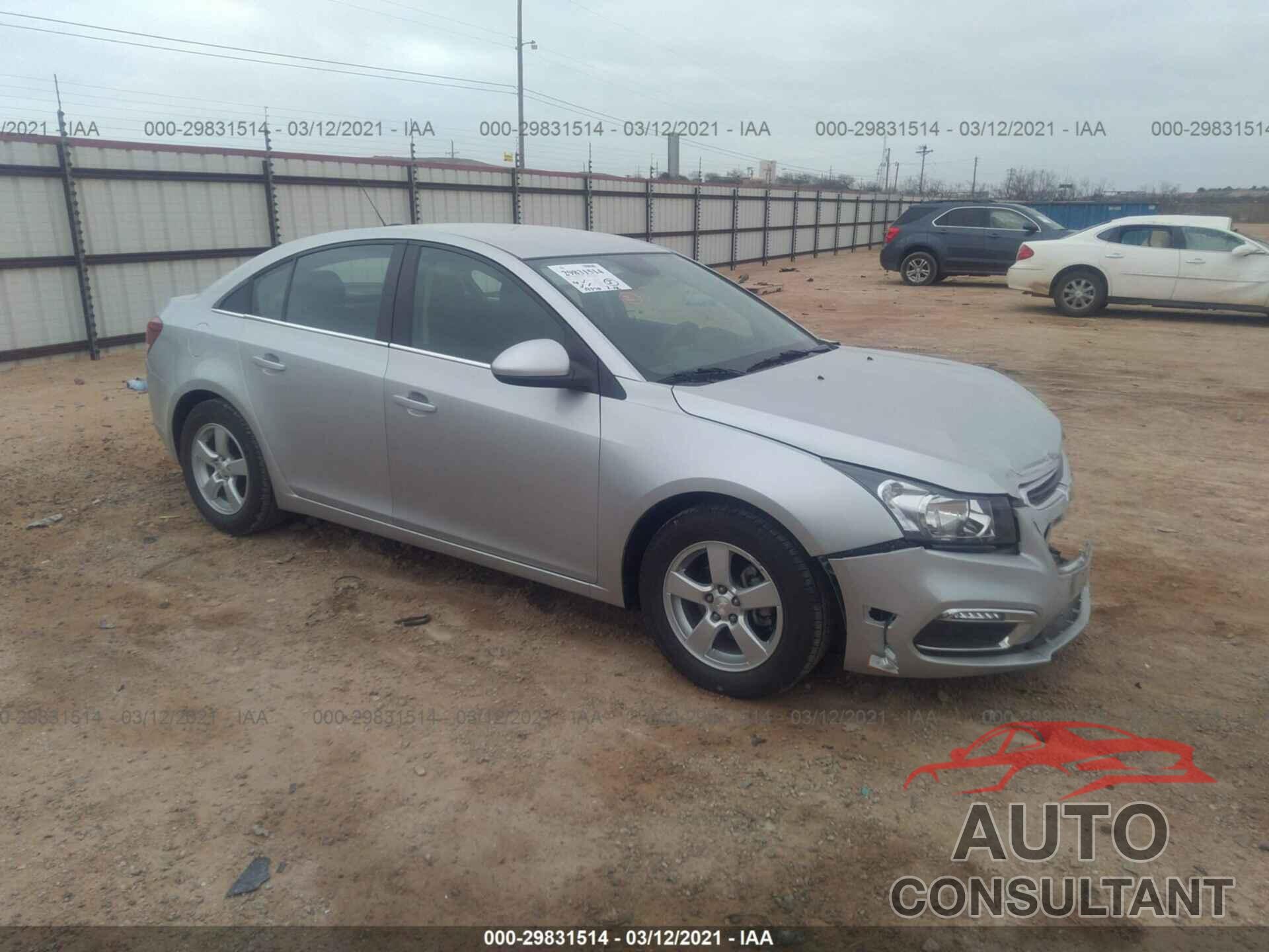 CHEVROLET CRUZE LIMITED 2016 - 1G1PE5SB6G7225822