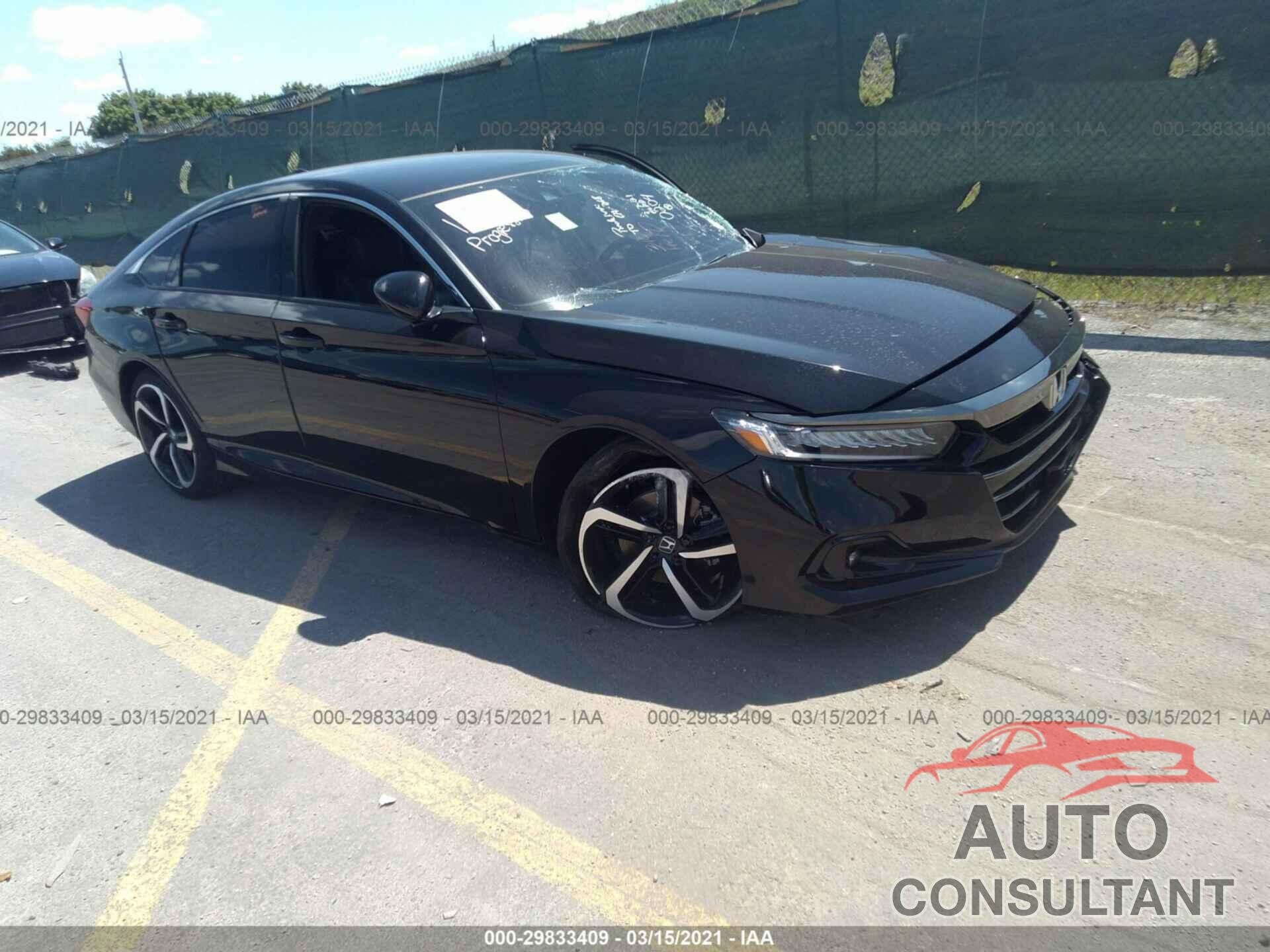 HONDA ACCORD SEDAN 2021 - 1HGCV1F30MA030204