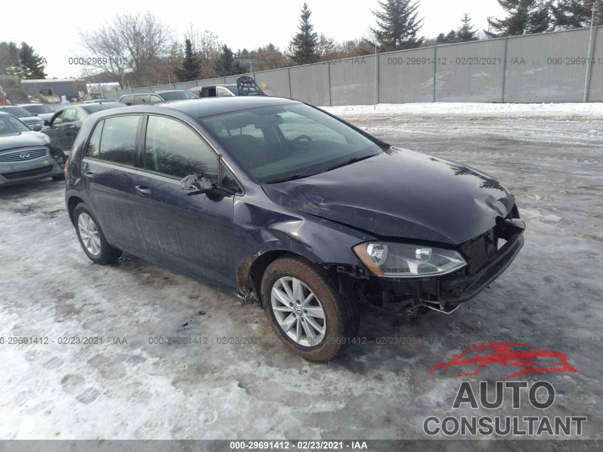 VOLKSWAGEN GOLF 2016 - 3VW217AU6GM045707