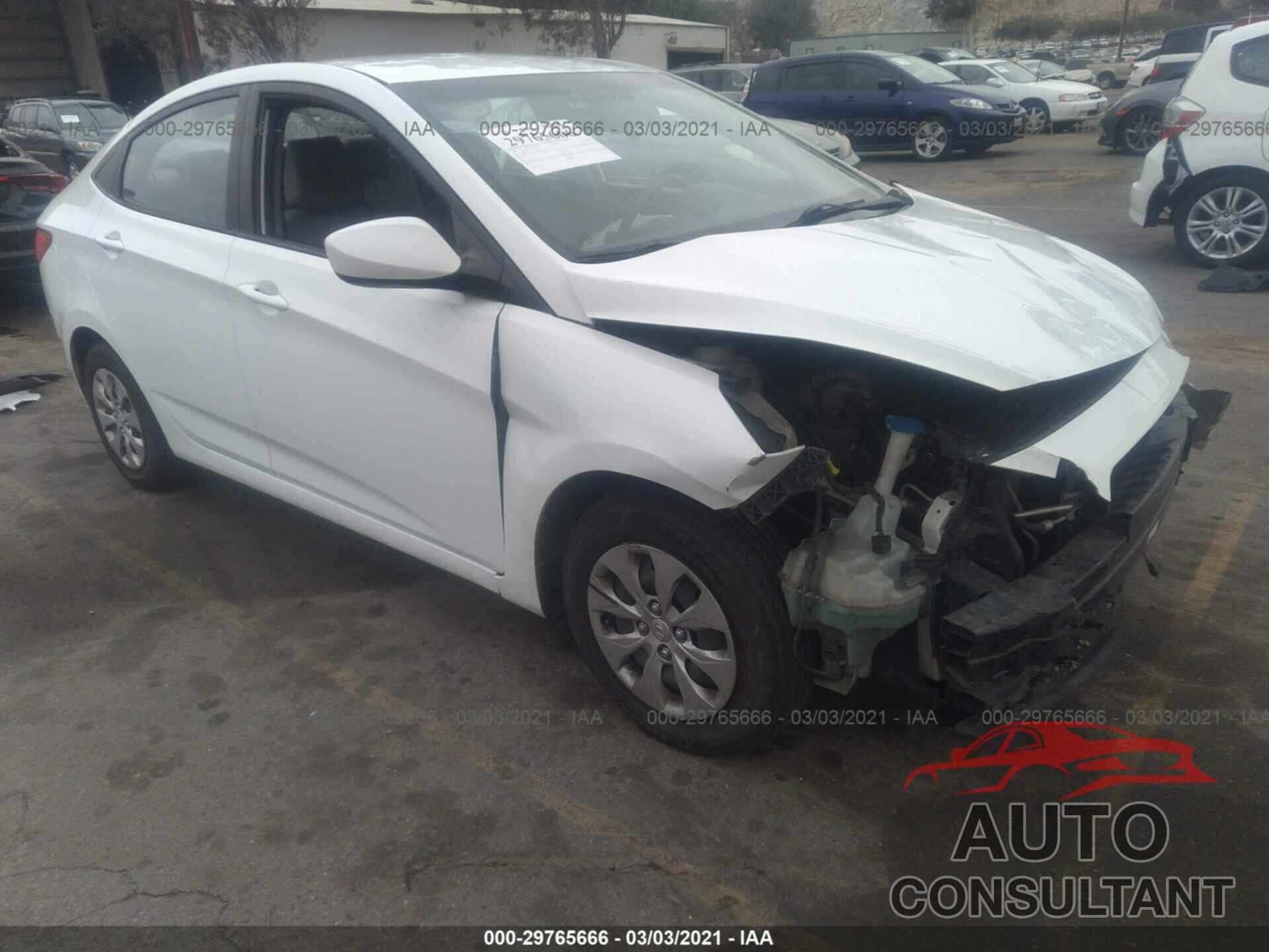 HYUNDAI ACCENT 2016 - KMHCT4AE7GU999270