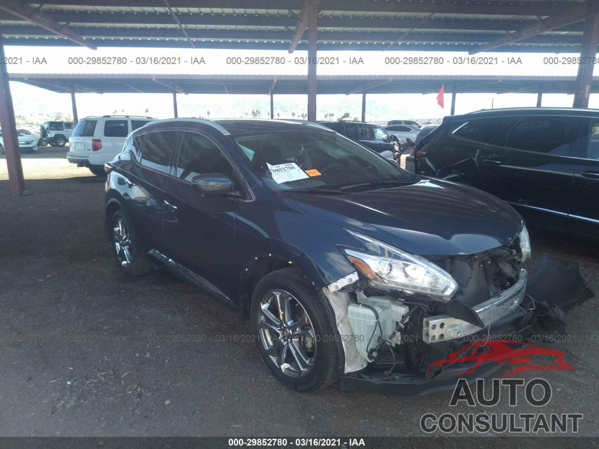 NISSAN MURANO 2017 - 5N1AZ2MG6HN174467