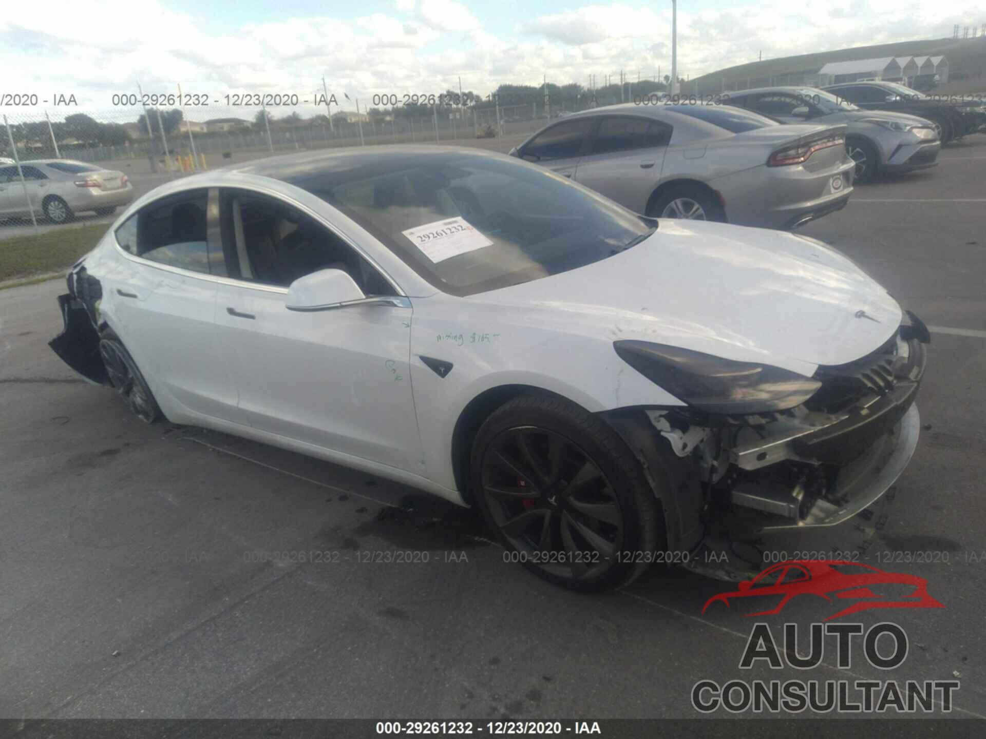 TESLA MODEL 3 2020 - 5YJ3E1EC8LF587027