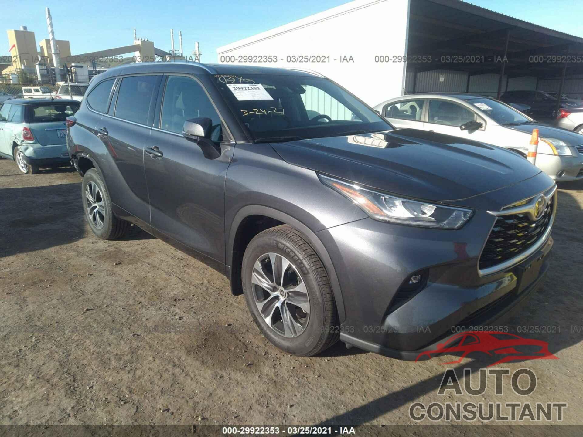 TOYOTA HIGHLANDER 2020 - 5TDHZRBH6LS021422