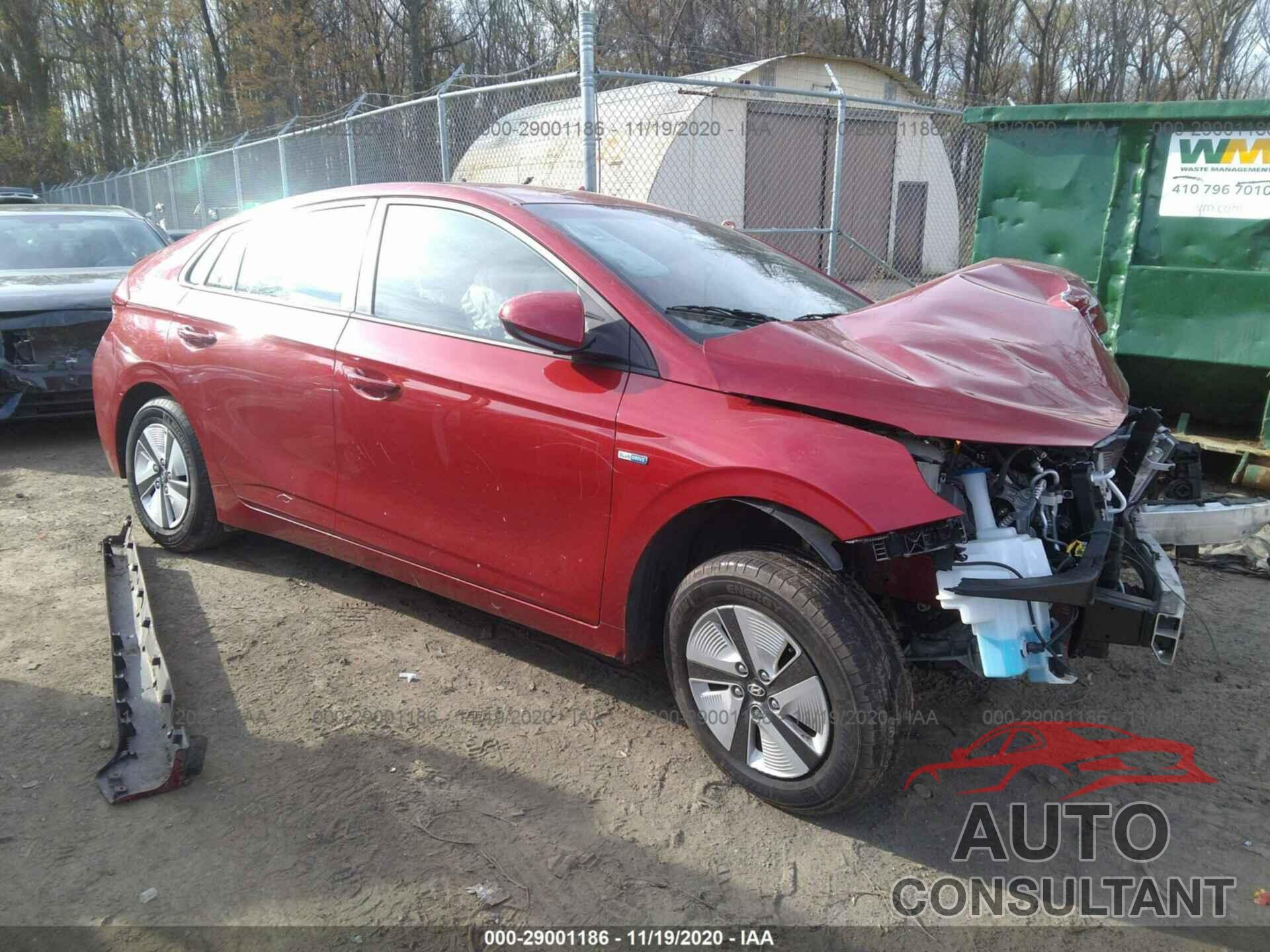 HYUNDAI IONIQ HYBRID 2019 - KMHC65LC5KU165385