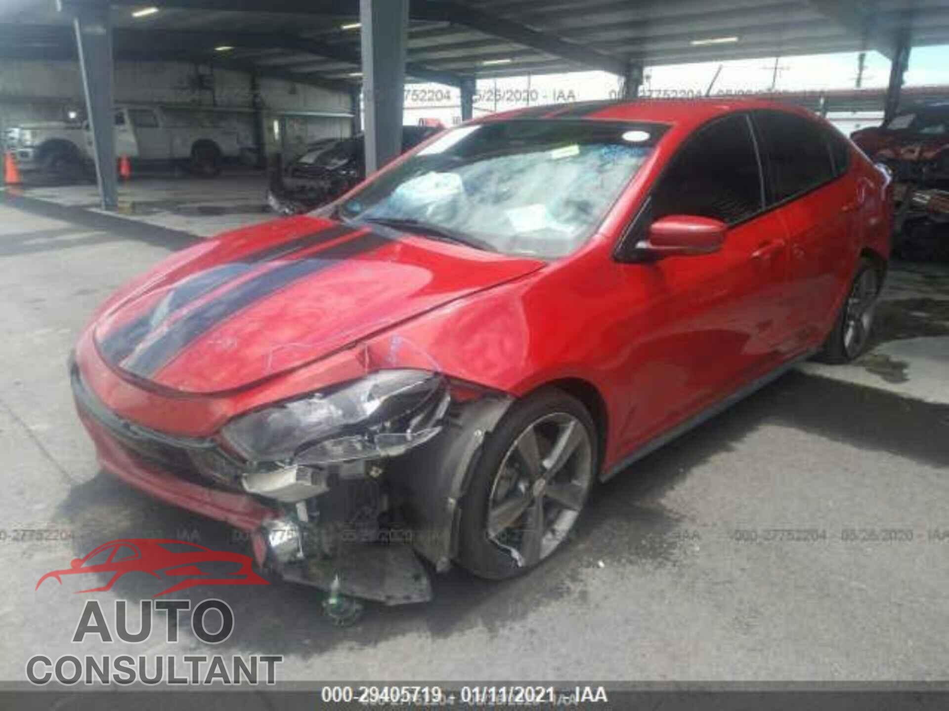 DODGE DART 2016 - 1C3CDFEB2GD538852