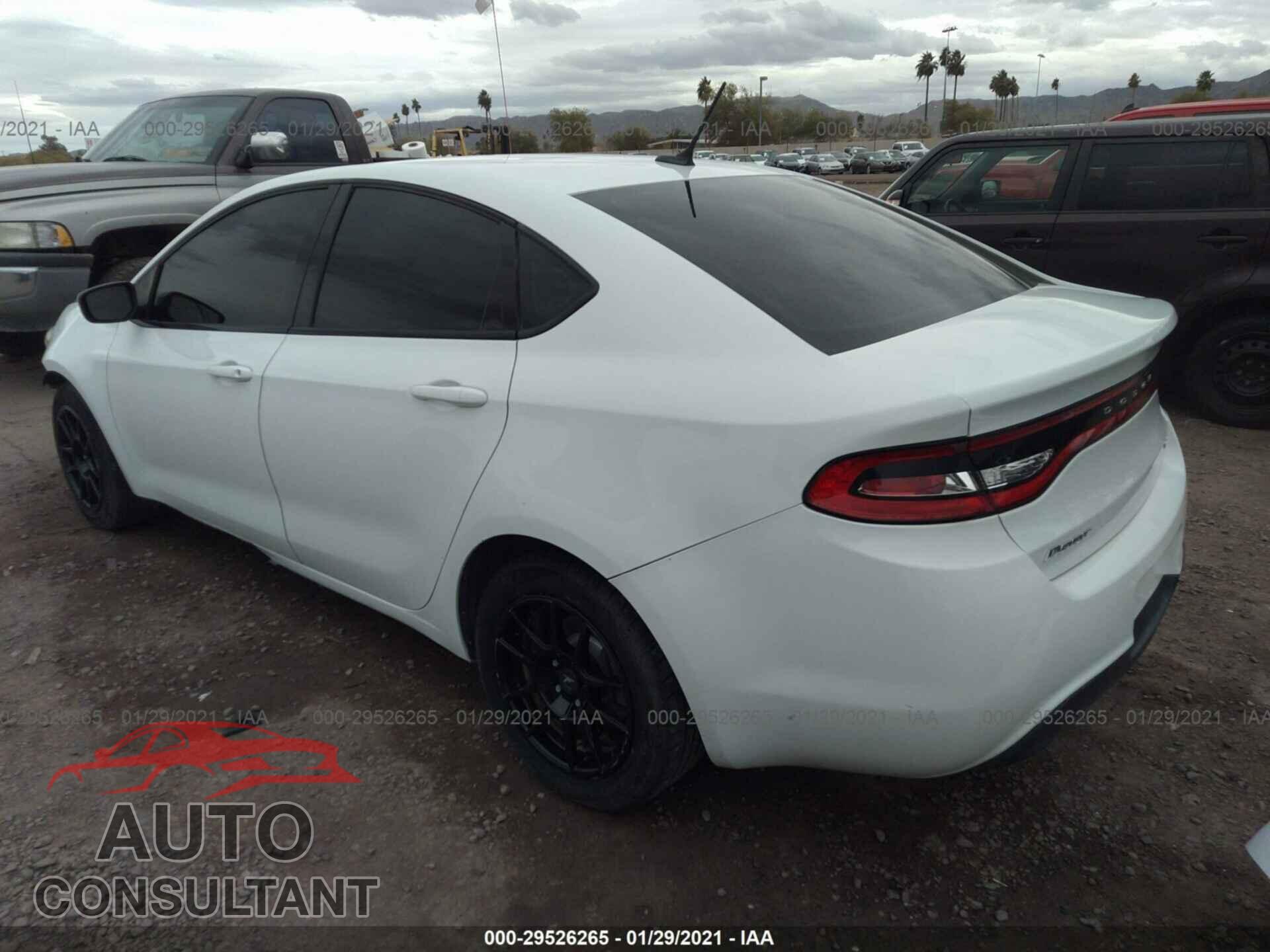 DODGE DART 2016 - 1C3CDFBB4GD623664