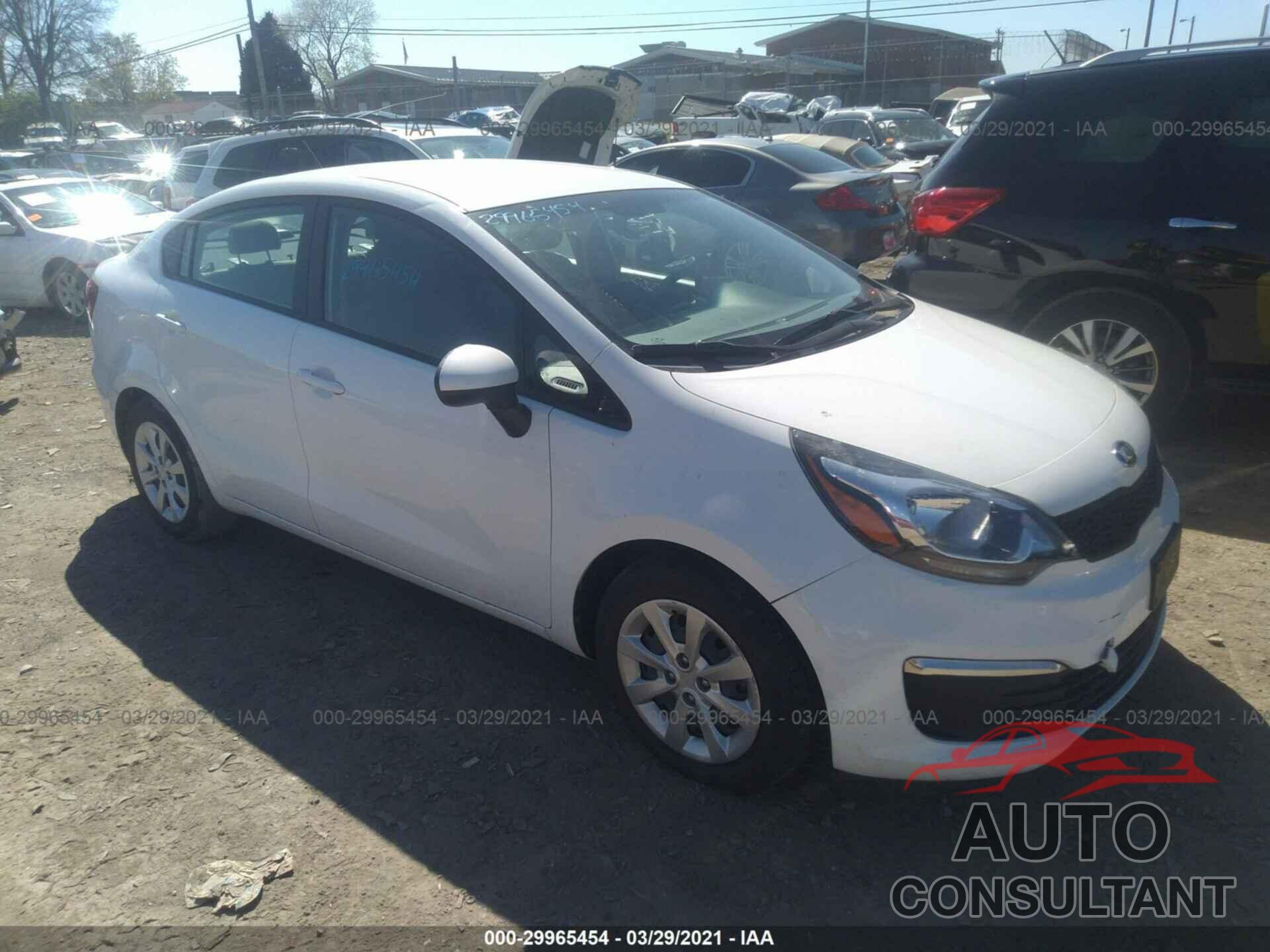 KIA RIO 2016 - KNADM4A34G6688661