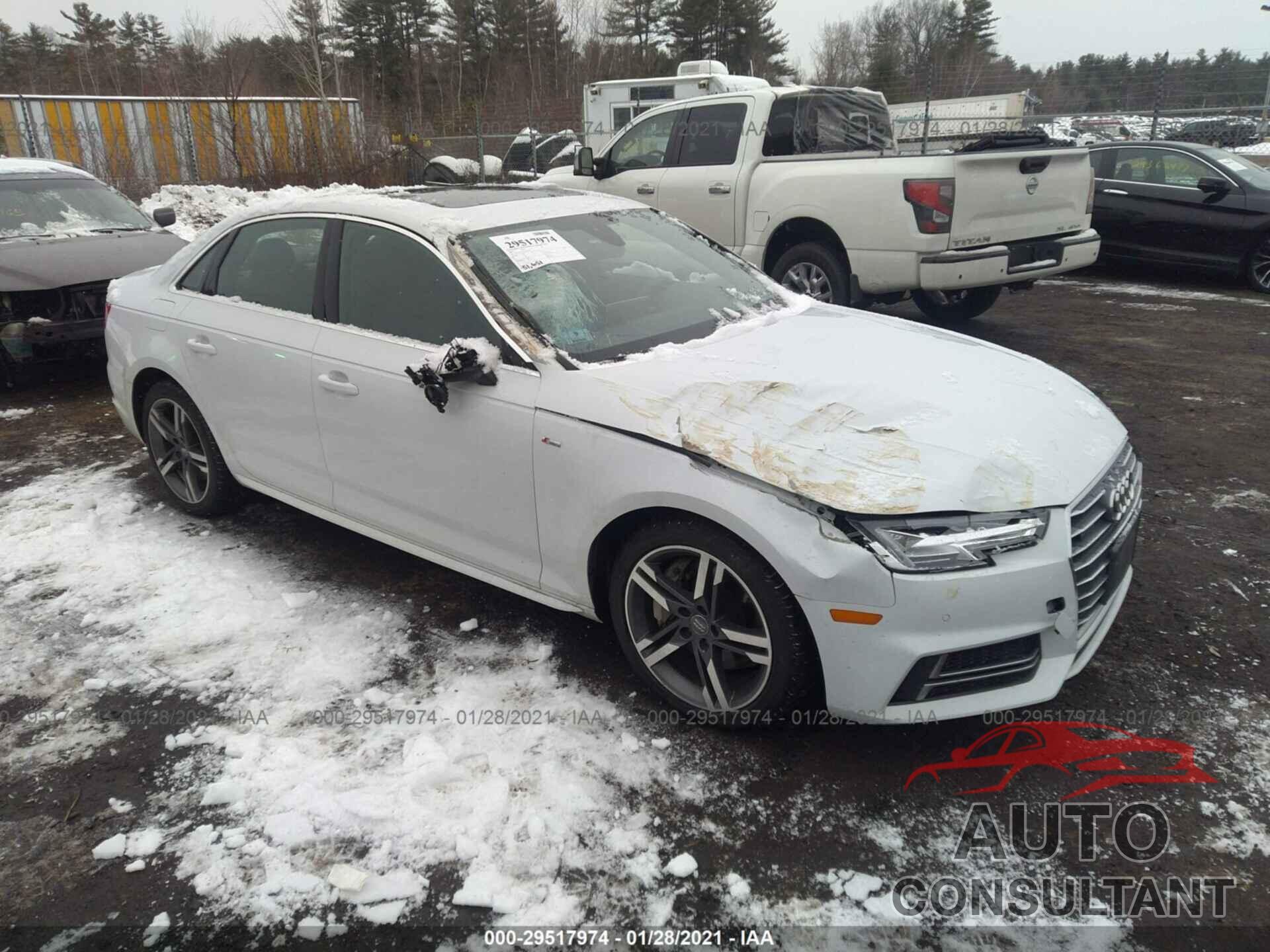 AUDI A4 2017 - WAUENAF44HN029214