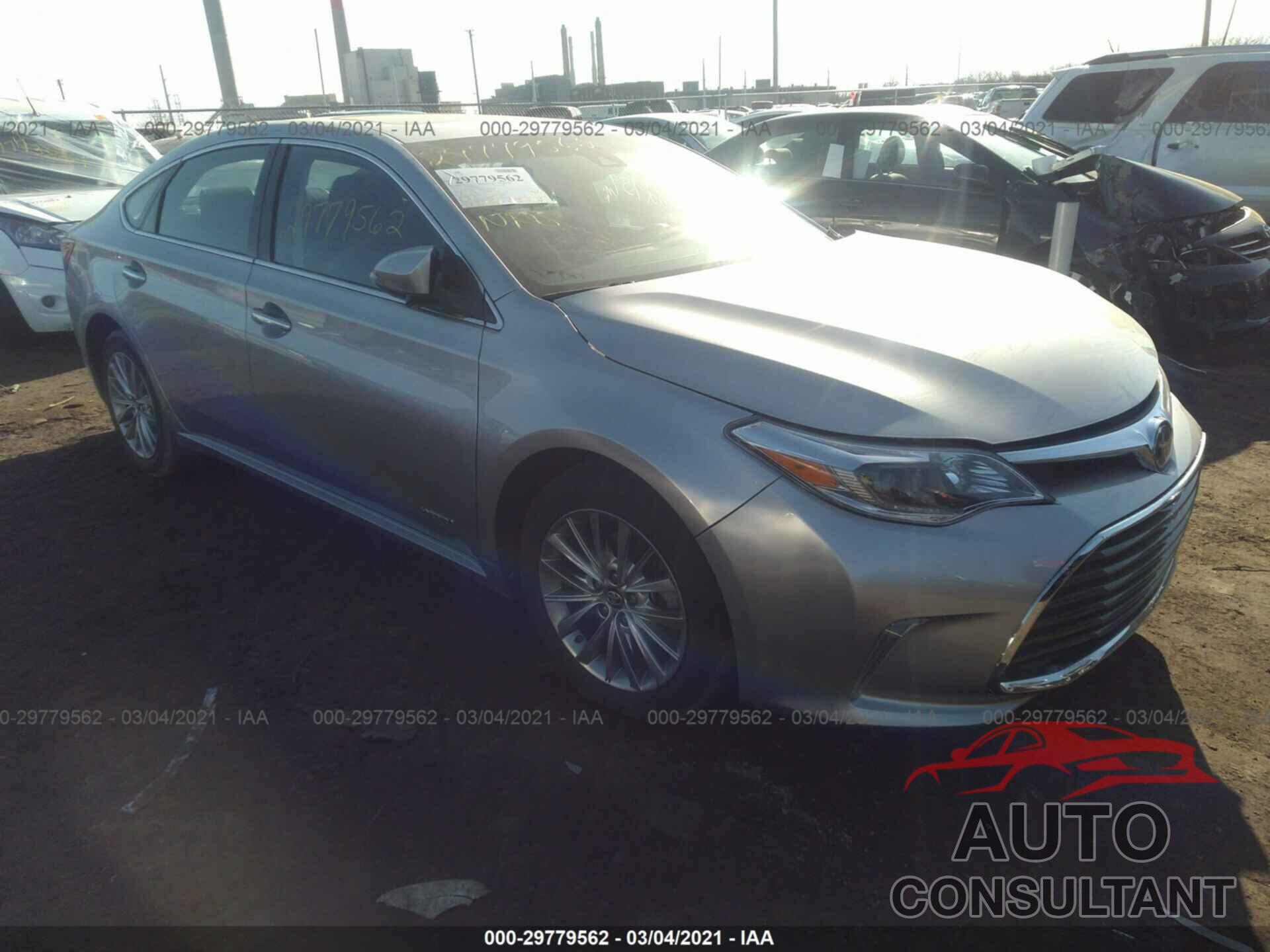 TOYOTA AVALON 2017 - 4T1BD1EB1HU059538