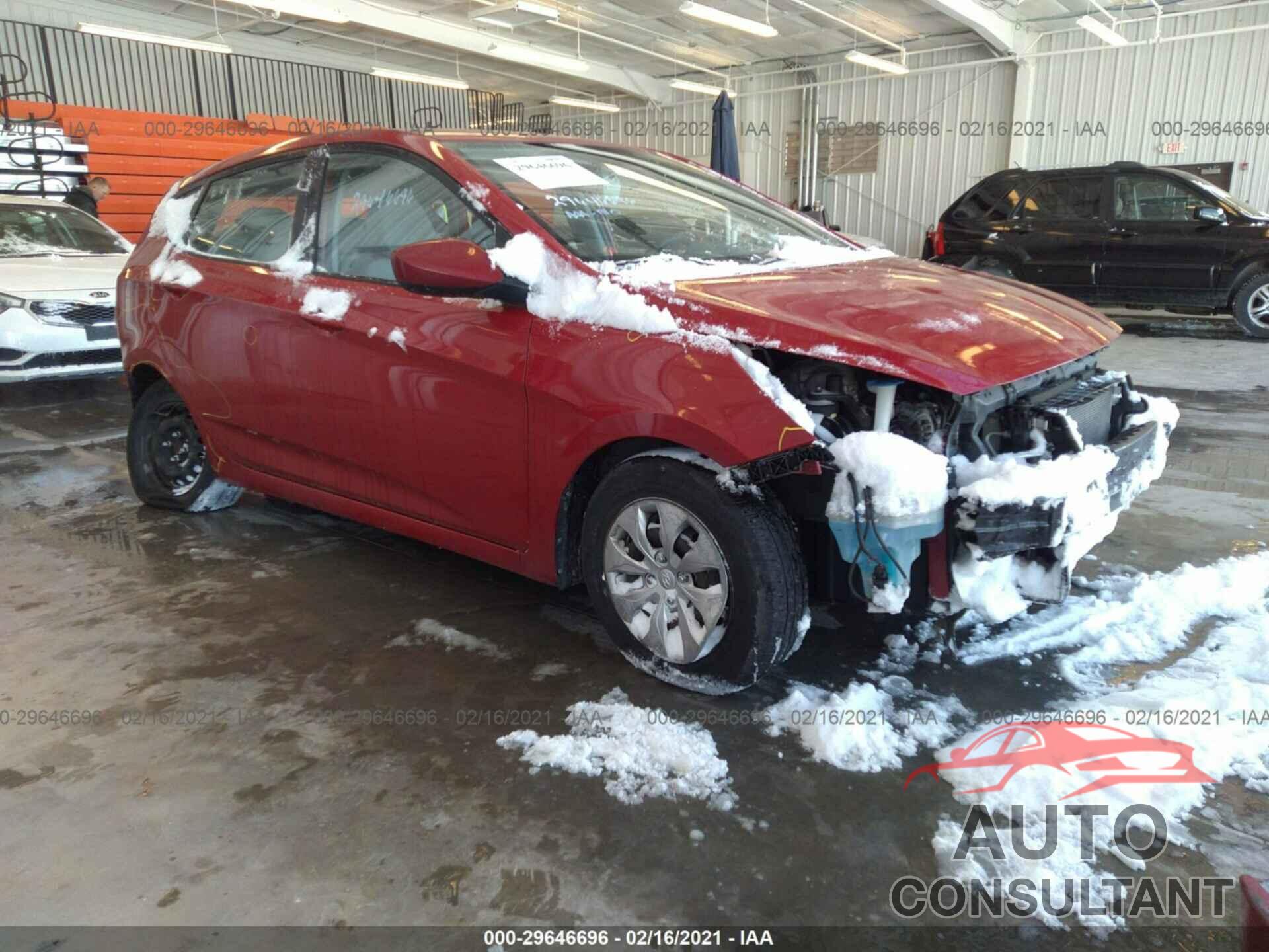 HYUNDAI ACCENT 2016 - KMHCT5AE6GU275513