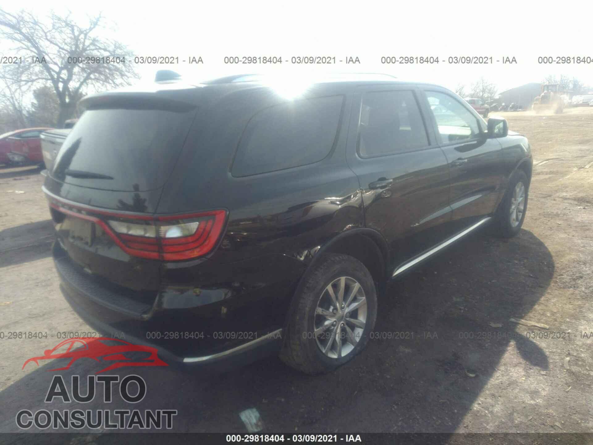 DODGE DURANGO 2017 - 1C4RDJAG4HC917997