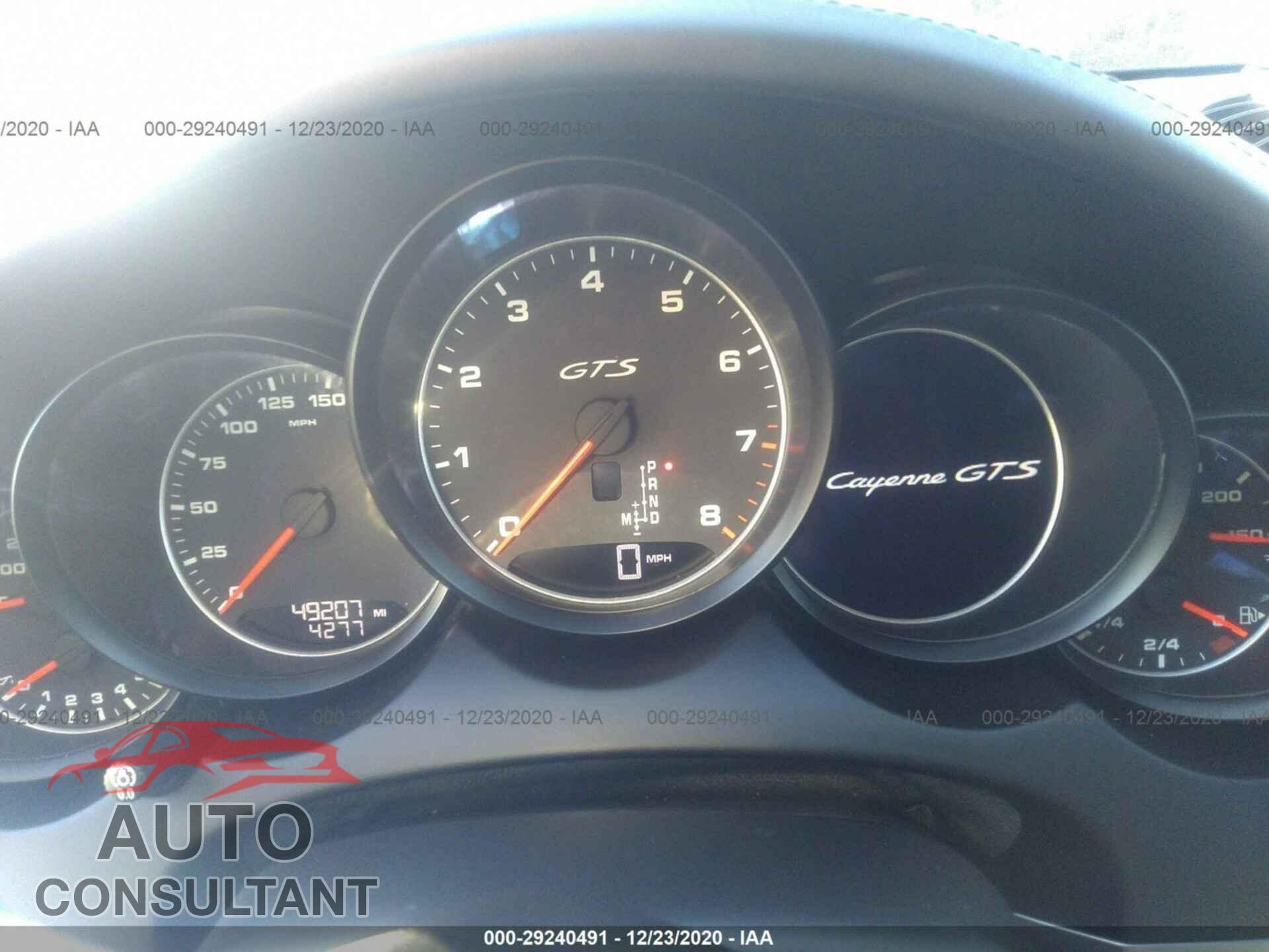 PORSCHE CAYENNE 2016 - WP1AD2A25GLA78012