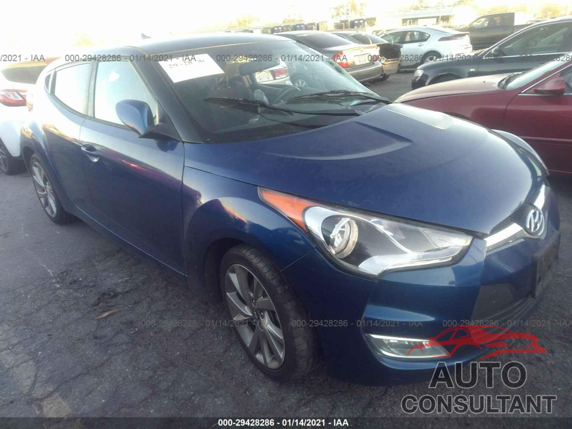 HYUNDAI VELOSTER 2017 - KMHTC6ADXHU313971