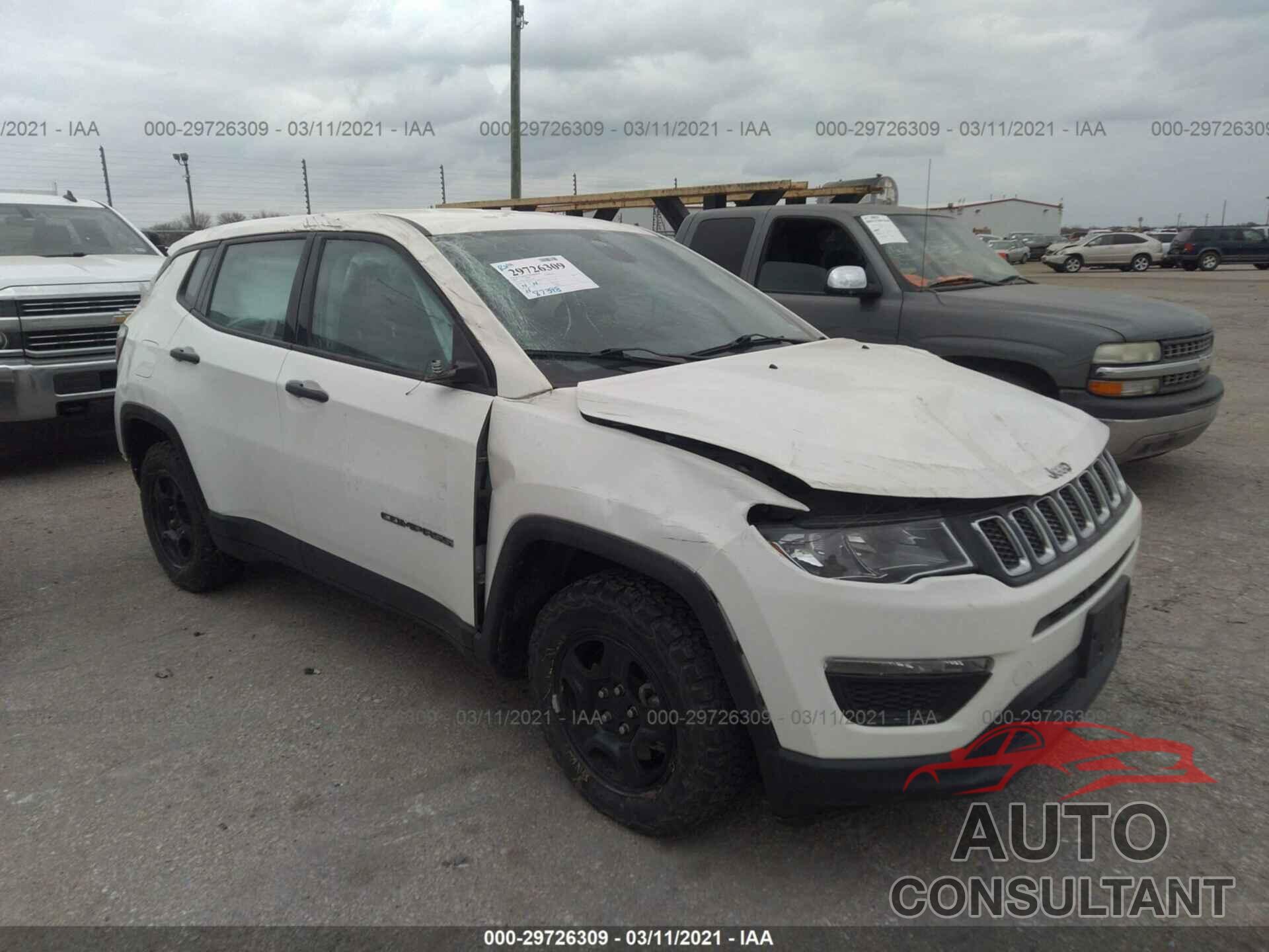 JEEP COMPASS 2017 - 3C4NJCABXHT661098