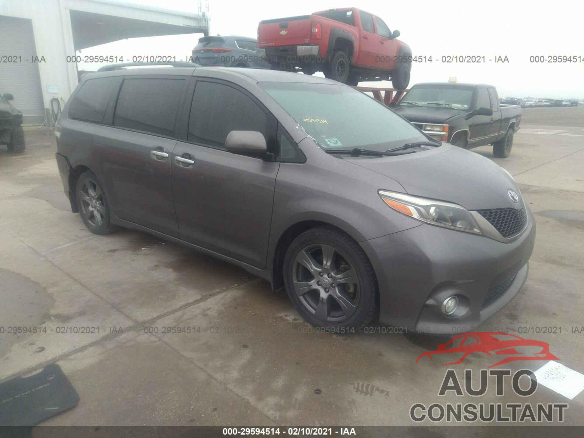 TOYOTA SIENNA 2017 - 5TDXZ3DC6HS804094