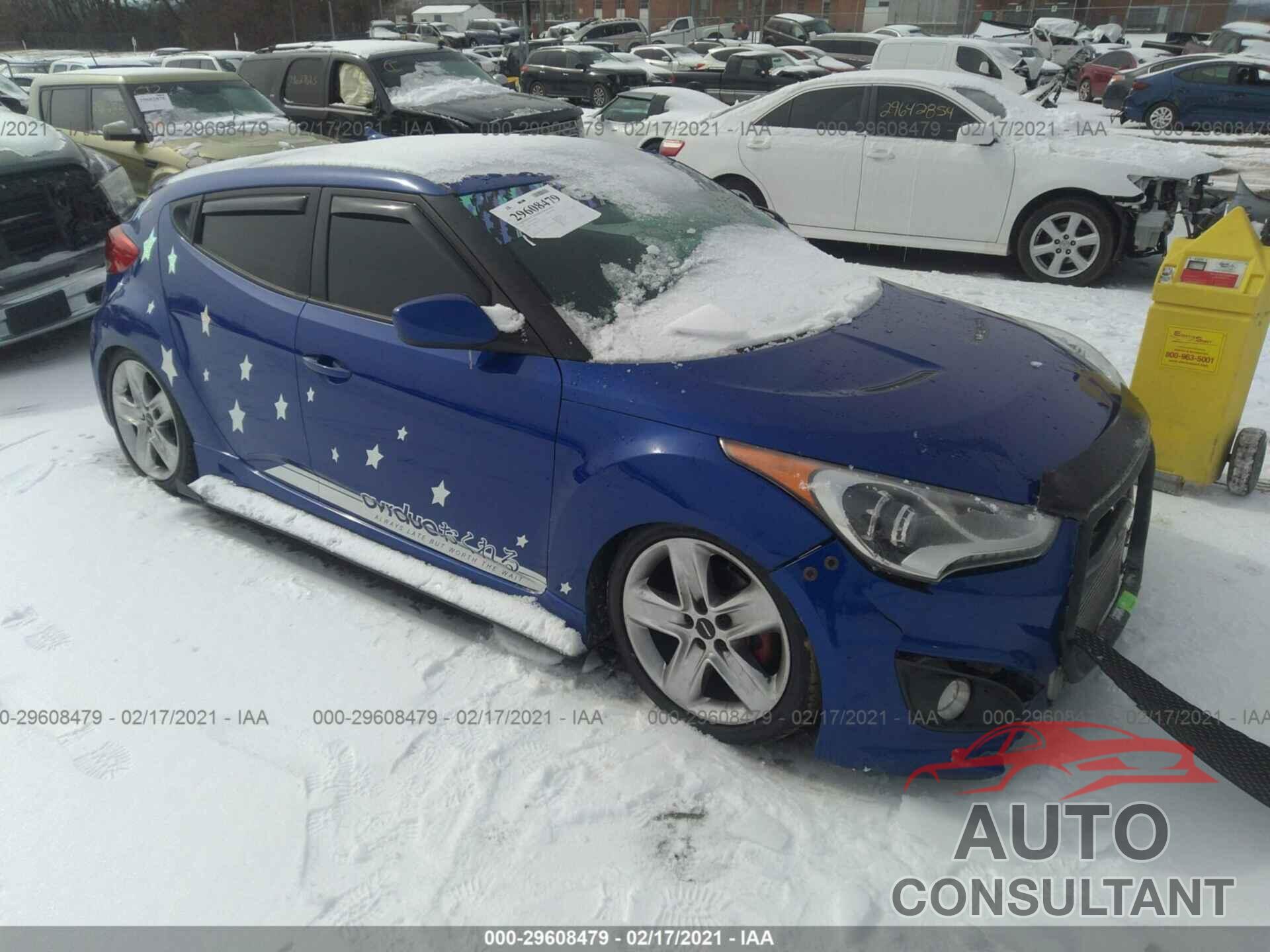 HYUNDAI VELOSTER 2014 - KMHTC6AE0EU202317
