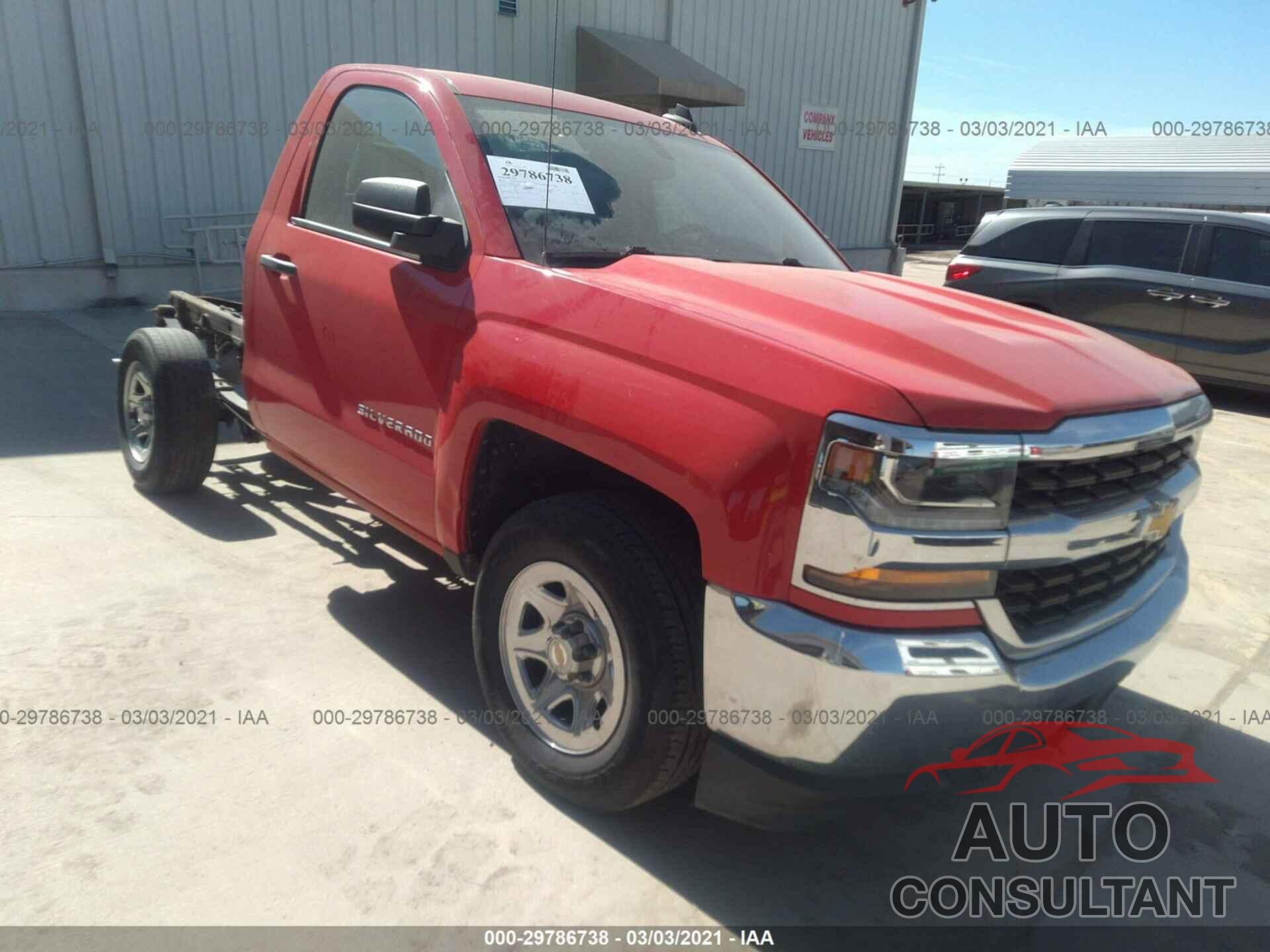 CHEVROLET SILVERADO 1500 2016 - 1GCNCNEH3GZ342735
