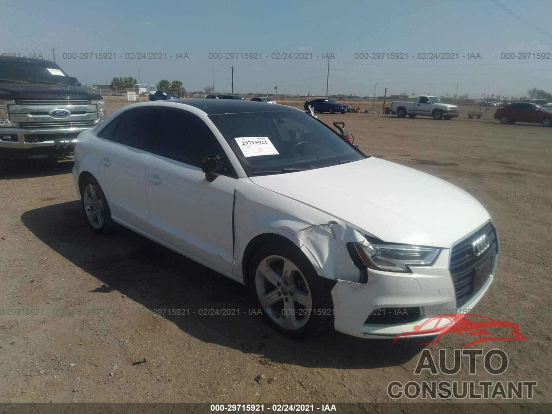AUDI A3 SEDAN 2017 - WAUAUGFF6H1061319