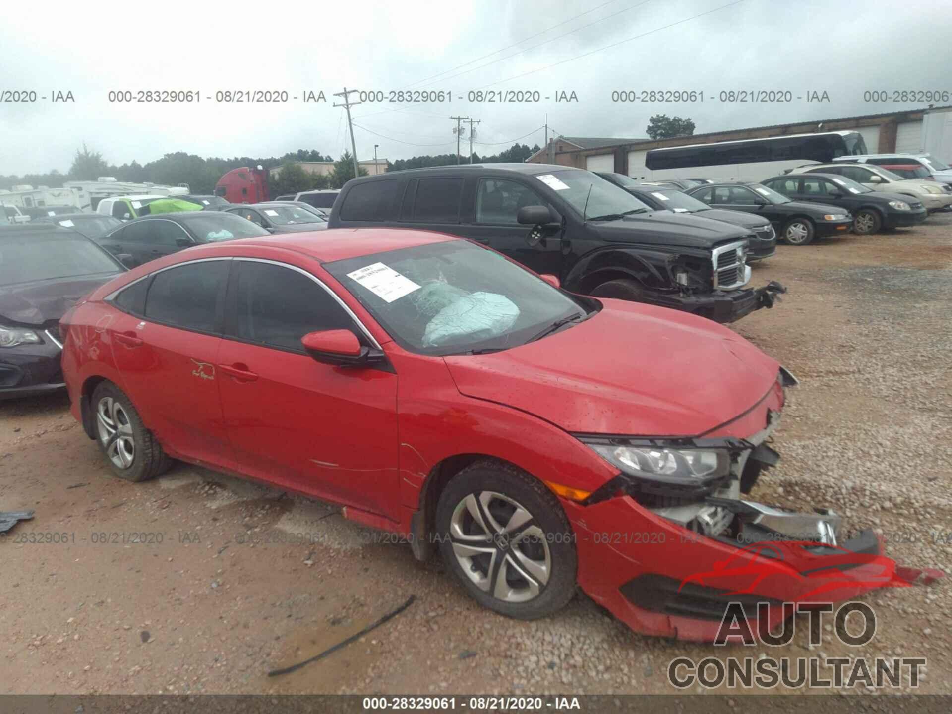 HONDA CIVIC SEDAN 2018 - 2HGFC2F53JH552414