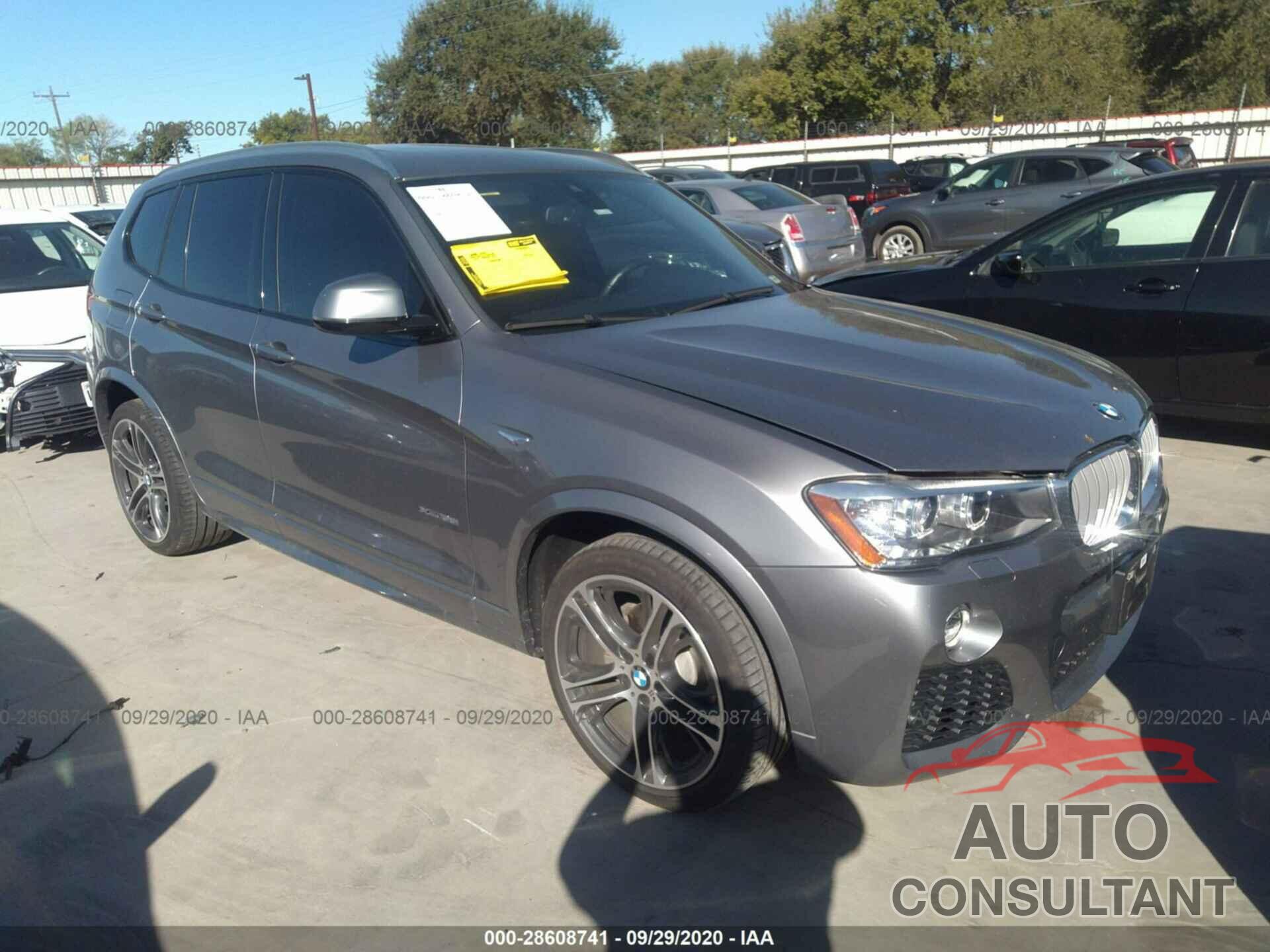 BMW X3 2017 - 5UXWX7C39H0W39380