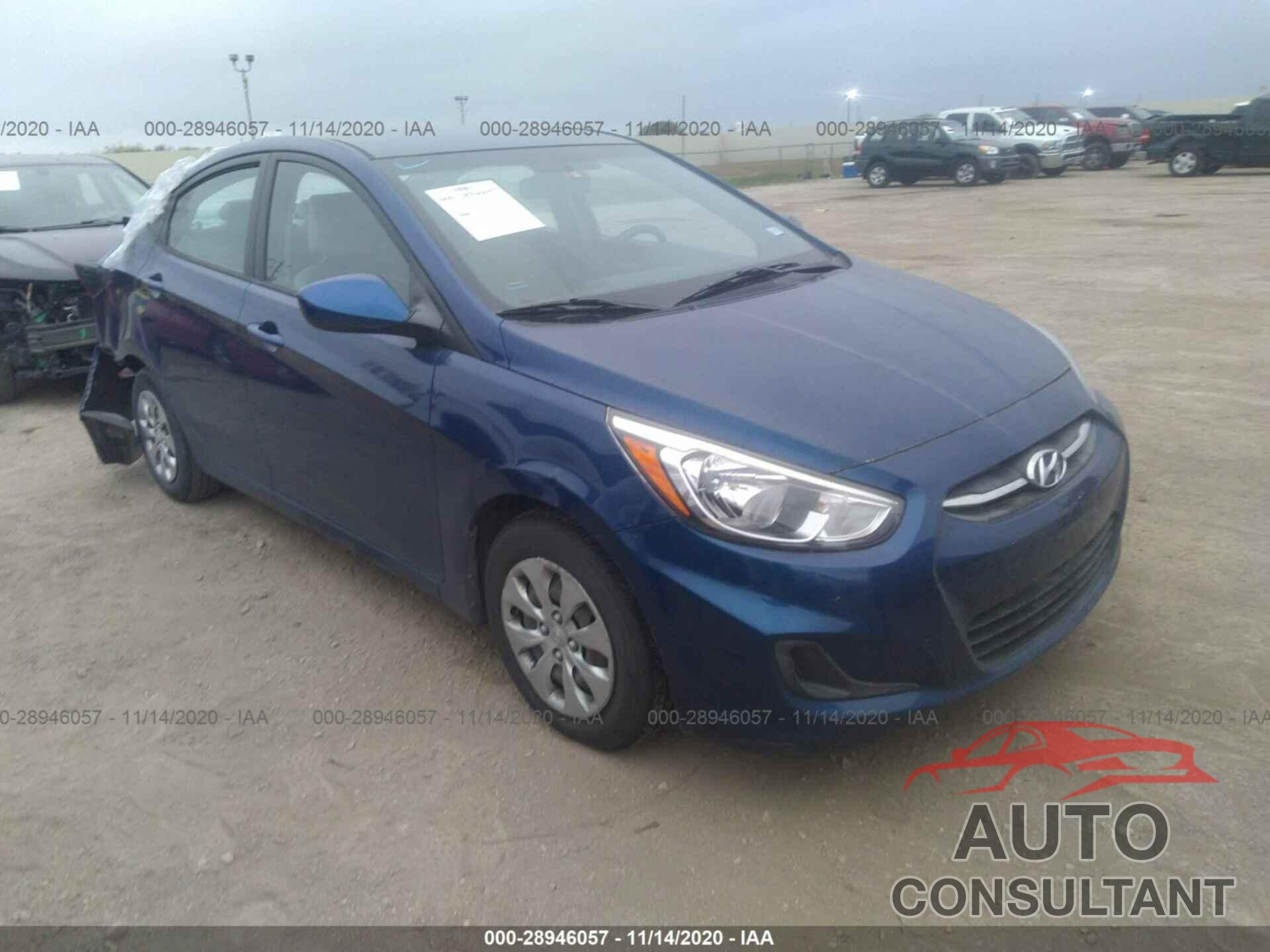 HYUNDAI ACCENT 2016 - KMHCT4AE1GU038924